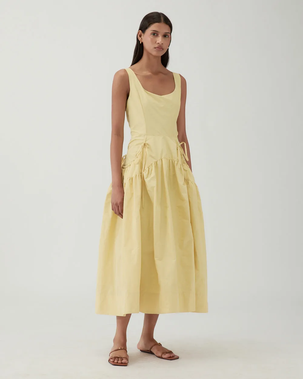 Erica Dress Taffeta Yellow sold by Rejina Pyo product image thumbnail 4