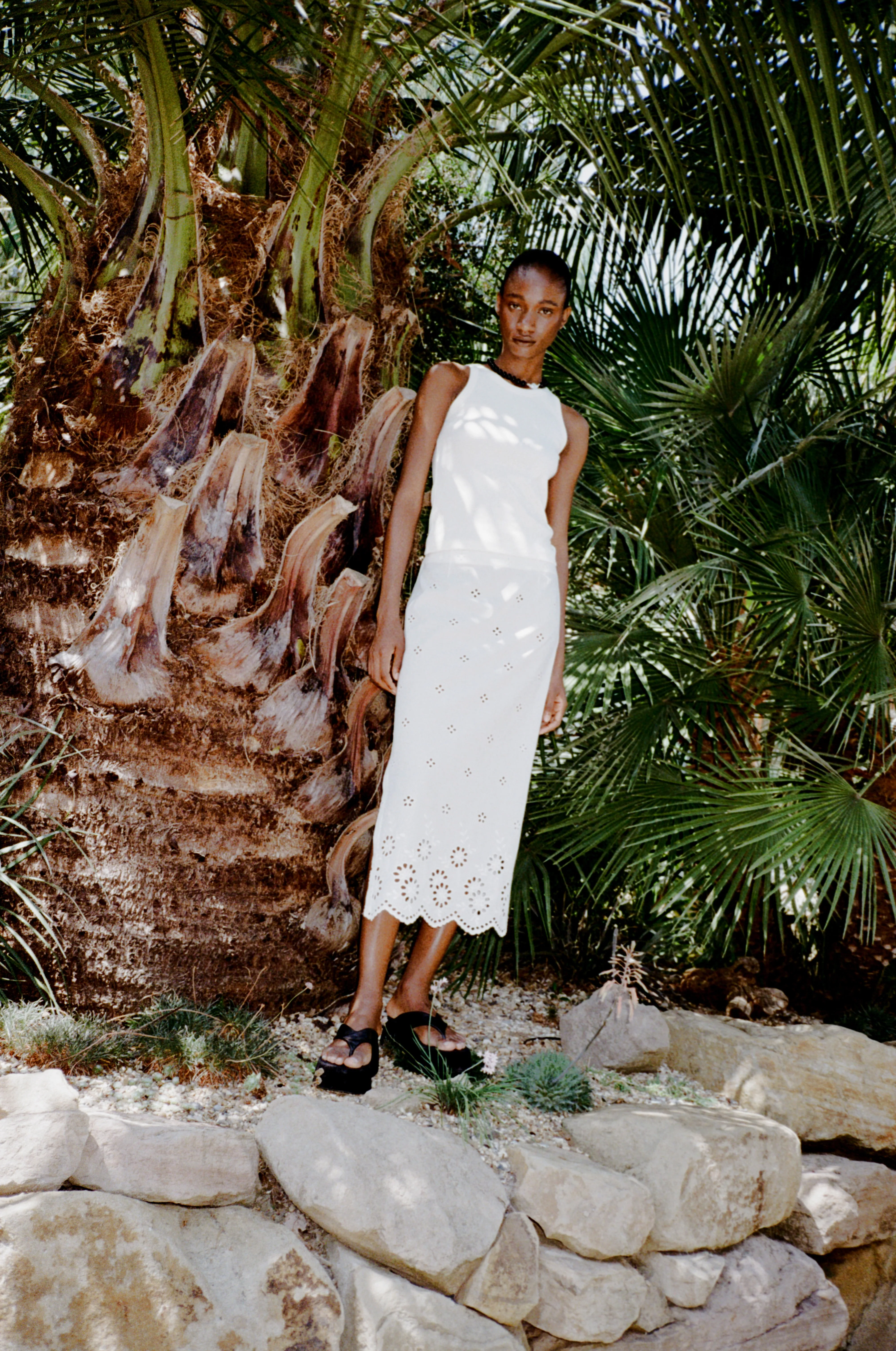 Justine Skirt Cotton Embroidery White sold by Rejina Pyo product image thumbnail 5