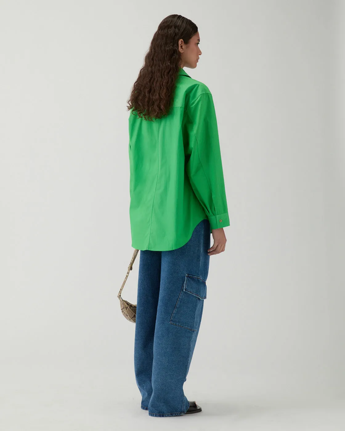 Caprice Shirt Cotton Green sold by Rejina Pyo product image thumbnail 4