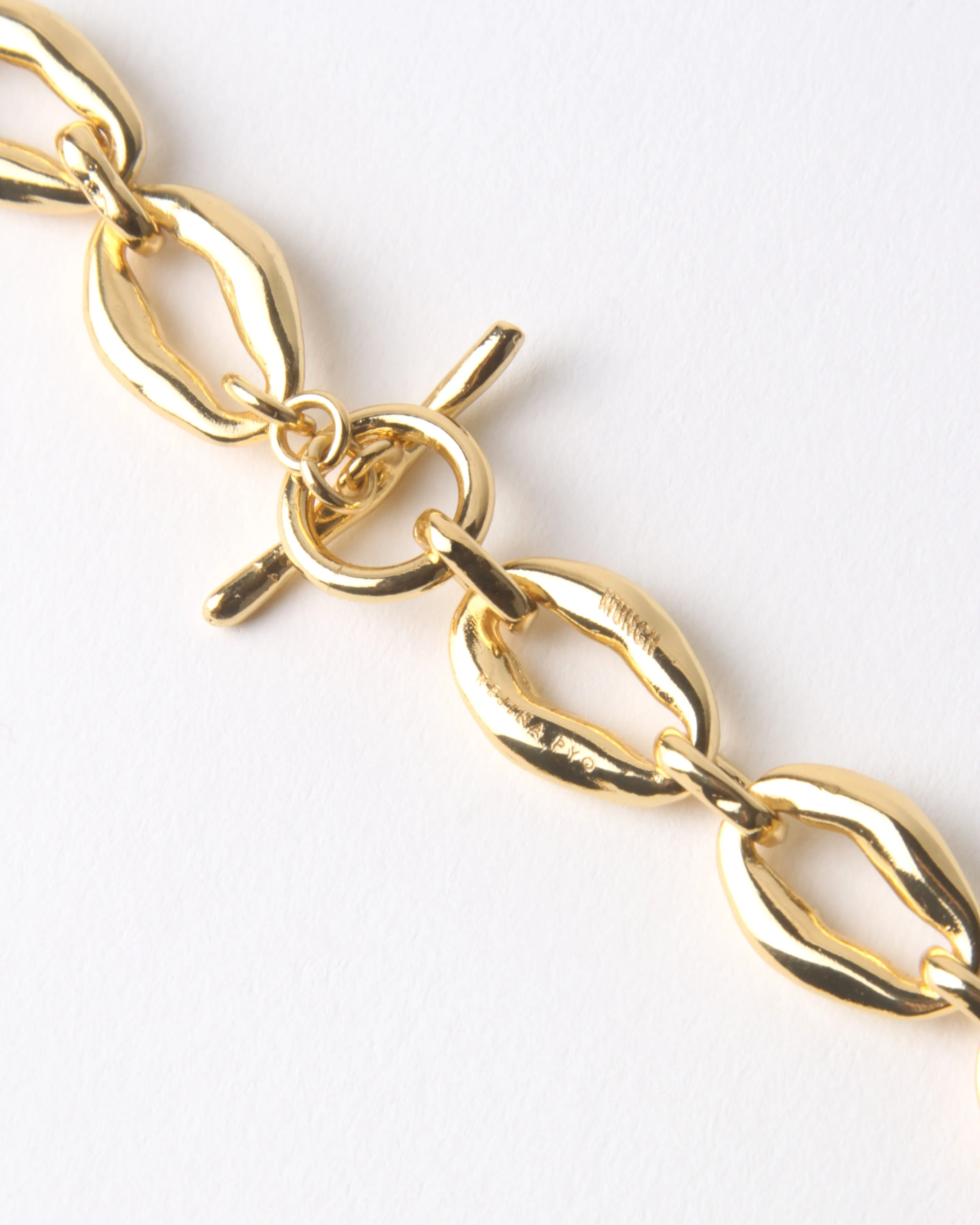 Munch x Rejina Pyo Grand Molten Chain Necklace Gold Plated sold by Rejina Pyo product image thumbnail 2