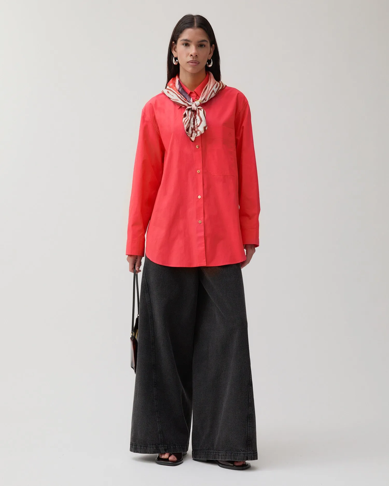 Munch x Rejina Pyo Silk Scarf Print Red sold by Rejina Pyo product image thumbnail 4