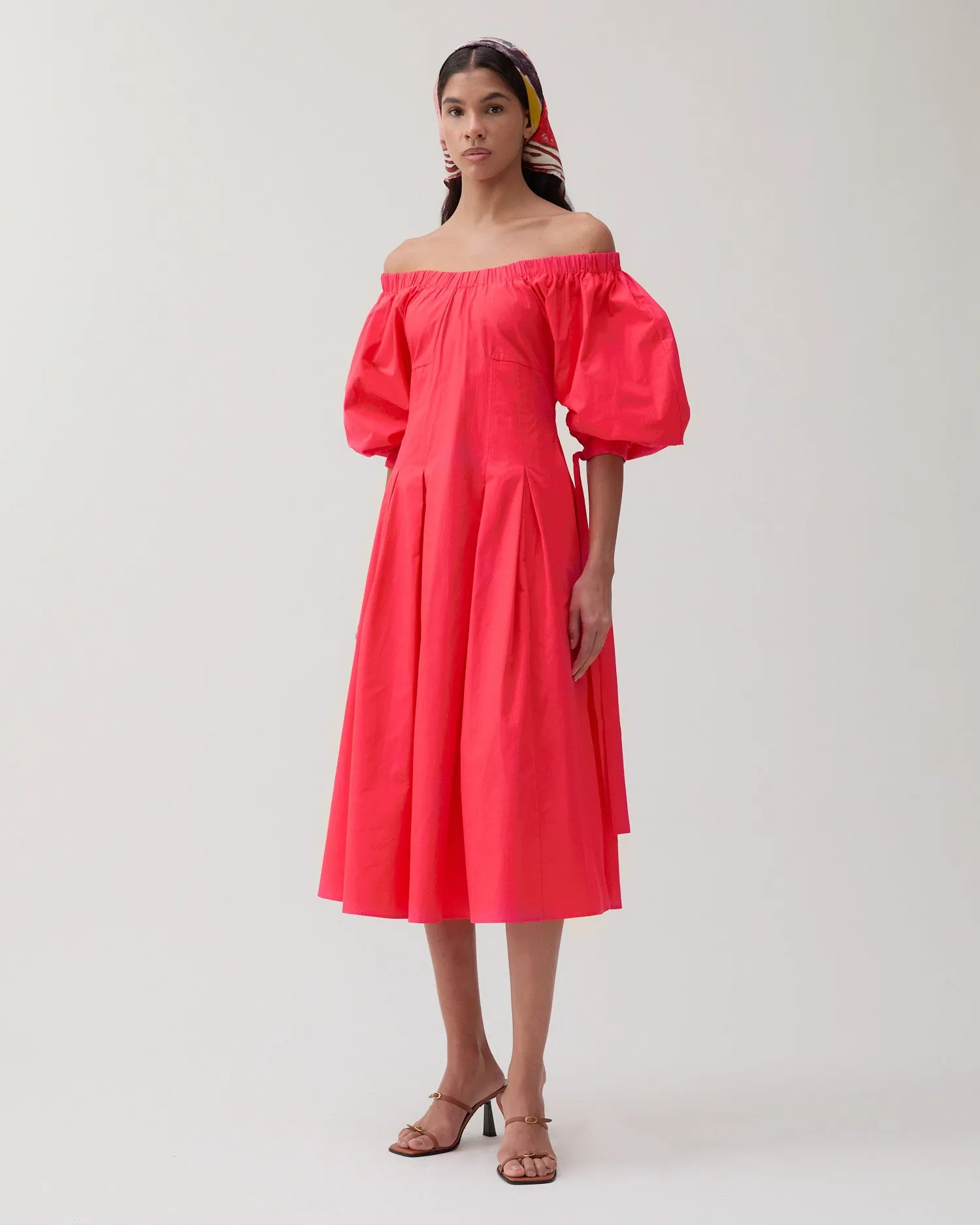 Munch x Rejina Pyo Silk Scarf Print Red sold by Rejina Pyo product image thumbnail 2