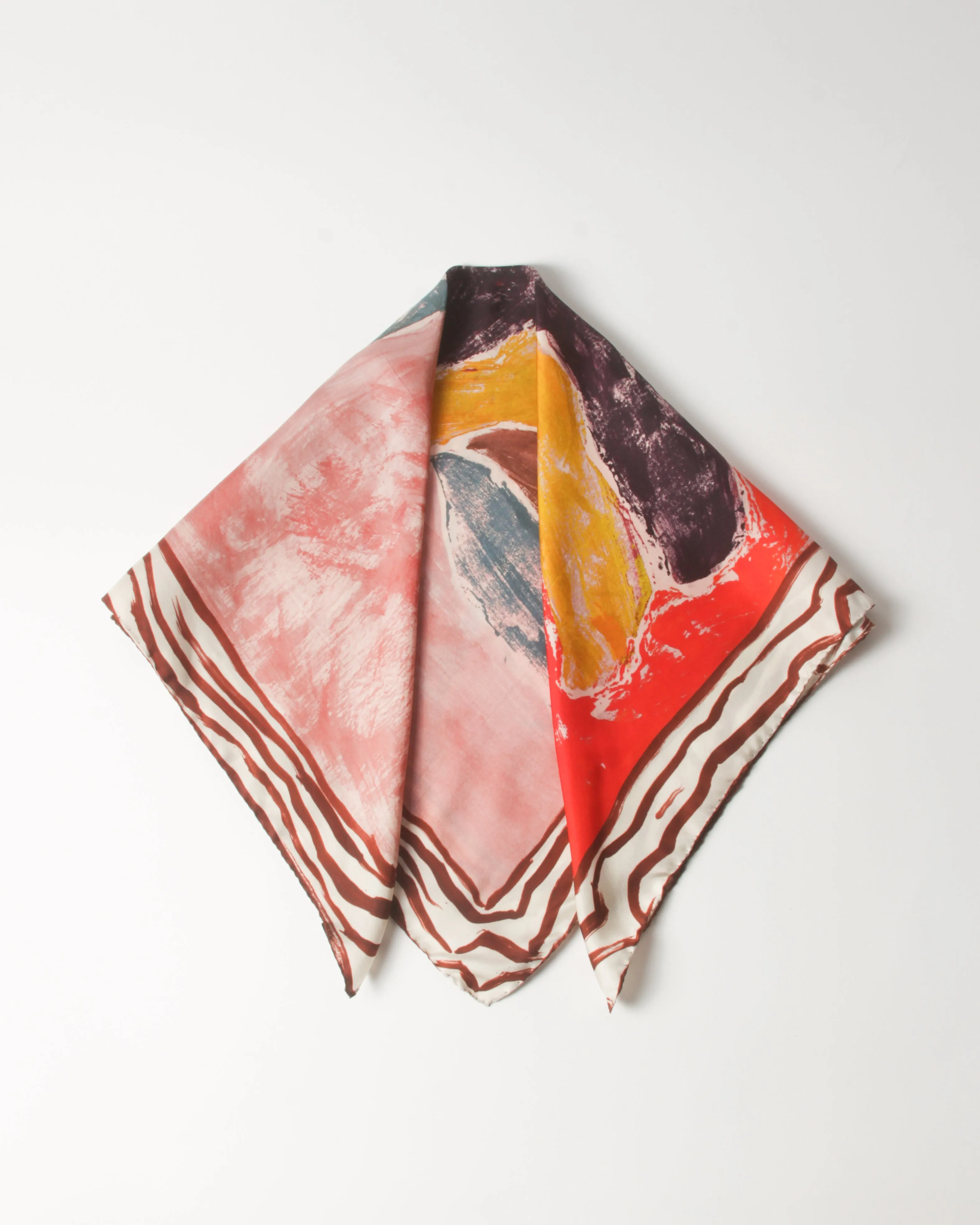Munch x Rejina Pyo Silk Scarf Print Red sold by Rejina Pyo product image thumbnail 3