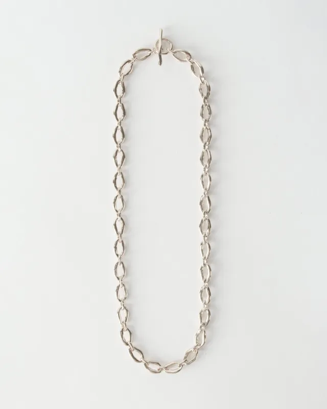 Munch x Rejina Pyo Molten Chain Necklace Silver Plated made by Rejina Pyo