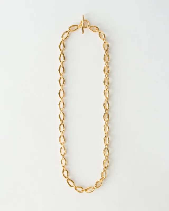 Munch x Rejina Pyo Molten Chain Necklace Gold Plated made by Rejina Pyo