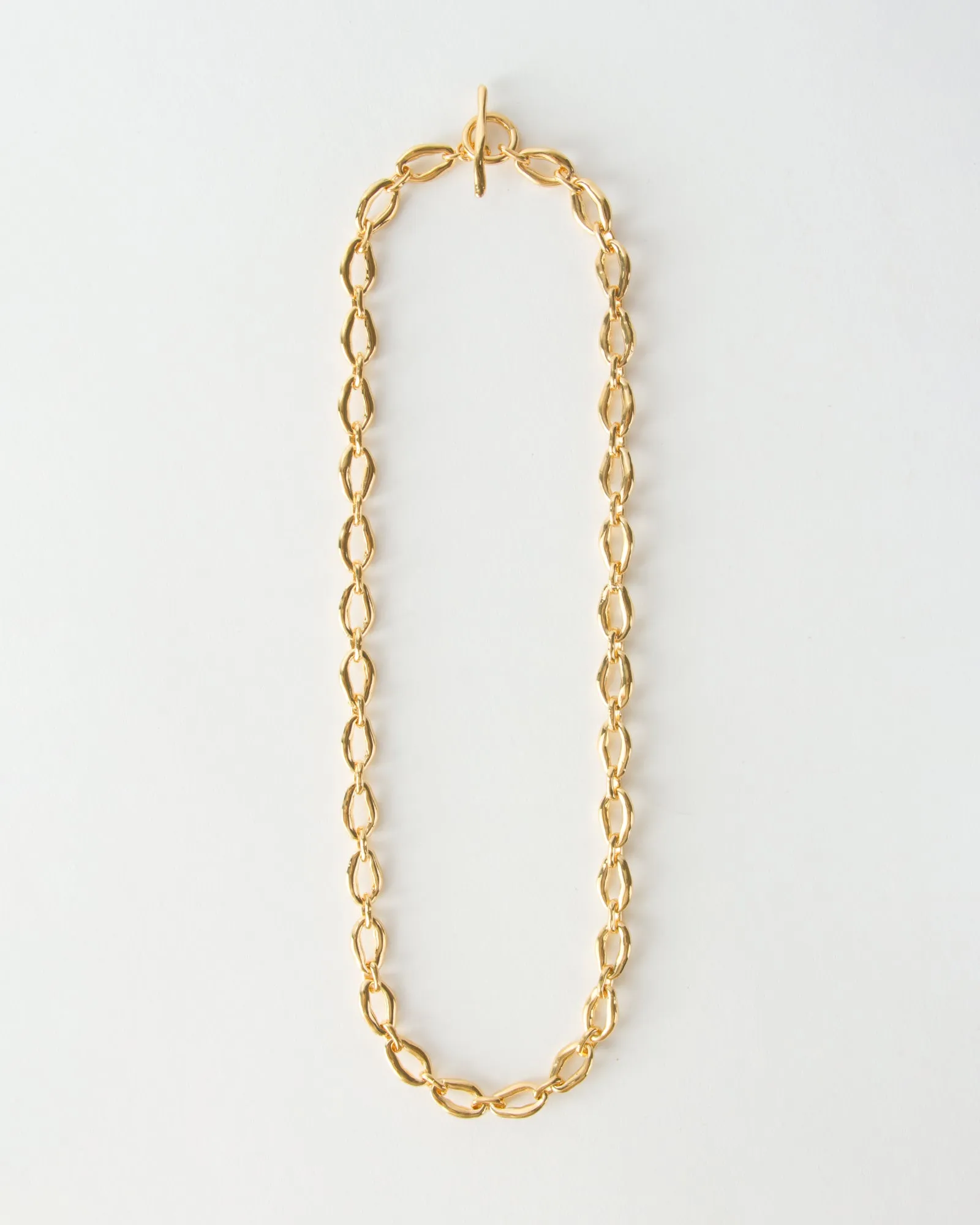 Munch x Rejina Pyo Molten Chain Necklace Gold Plated sold by Rejina Pyo