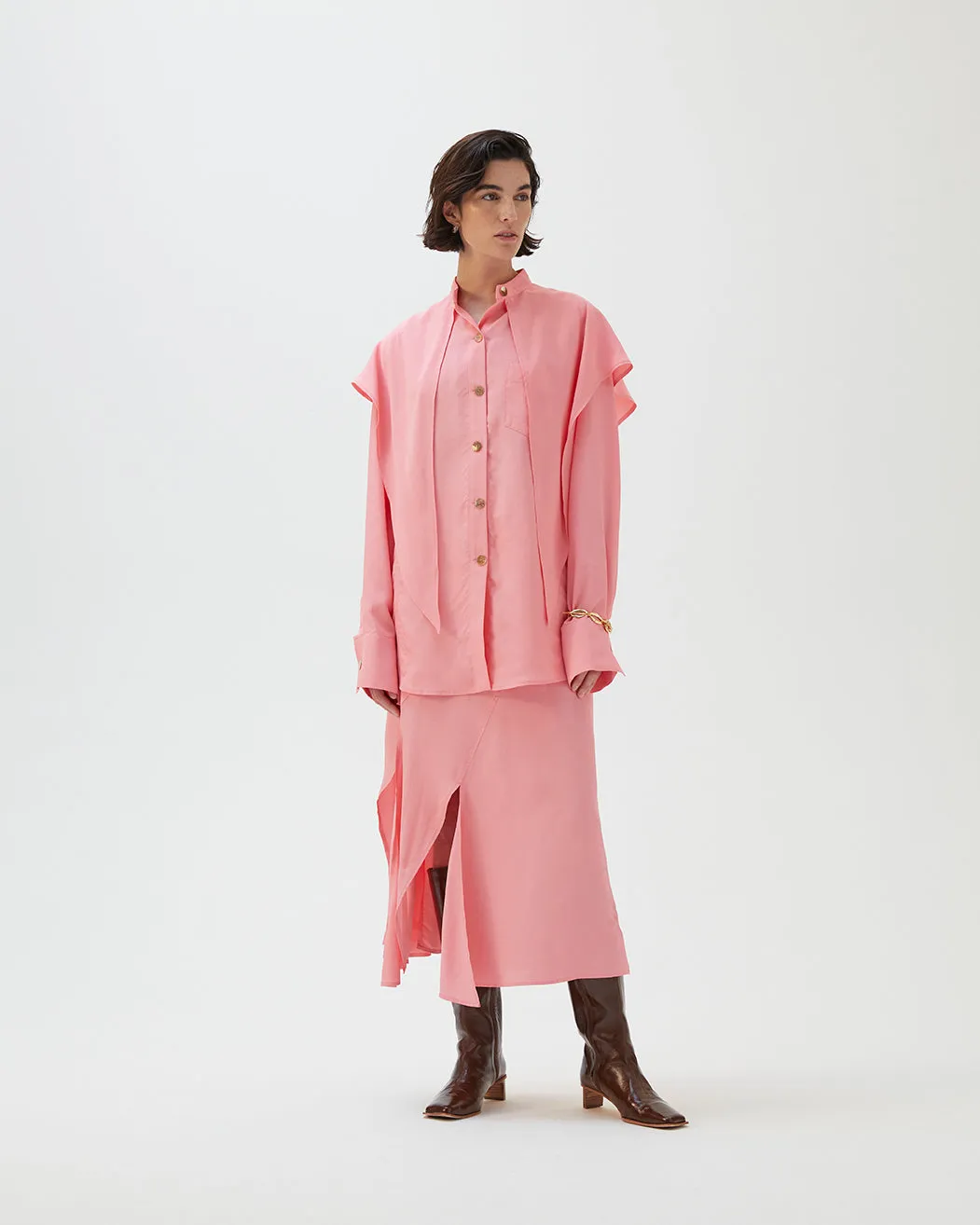 Jolene Blouse Viscose Pink sold by Rejina Pyo product image thumbnail 2