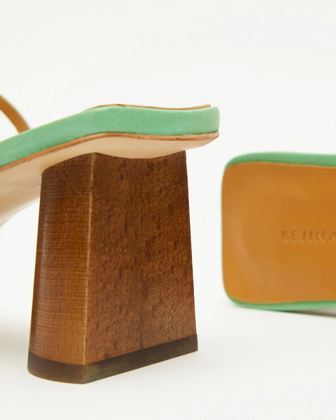 Harley Heeled Sandal 65mm Nappa Mint sold by Rejina Pyo product image thumbnail 5