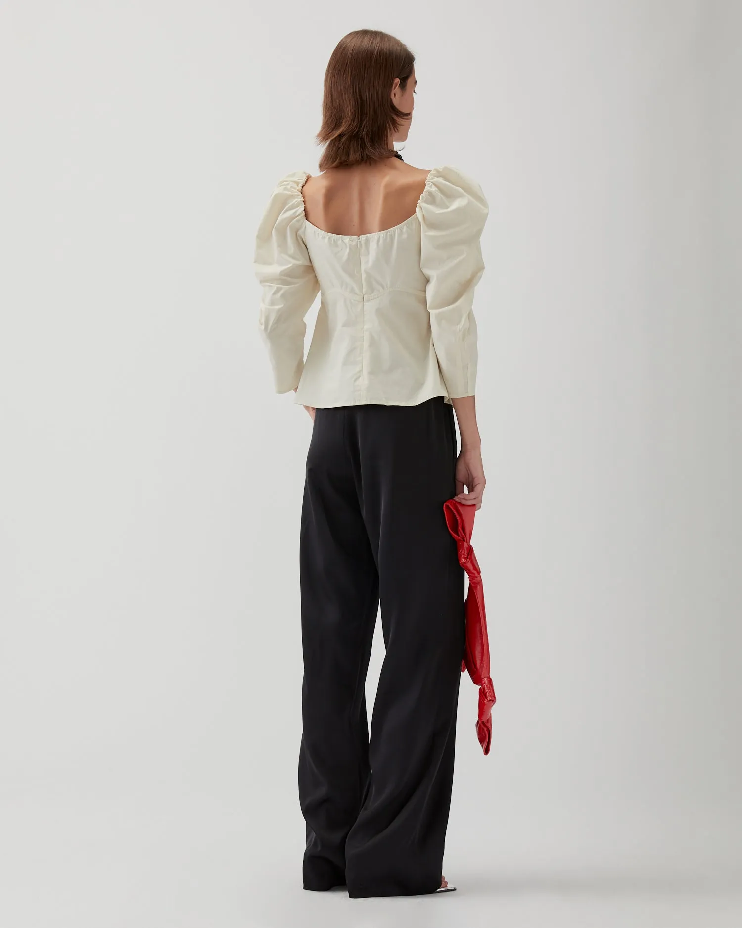 Anita Blouse Organic Cotton Off-White sold by Rejina Pyo product image thumbnail 4