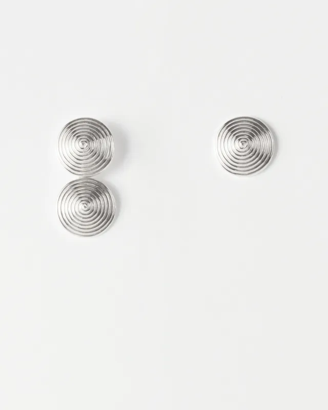 Asymmetric Spin Earrings Silver Plated sold by Rejina Pyo