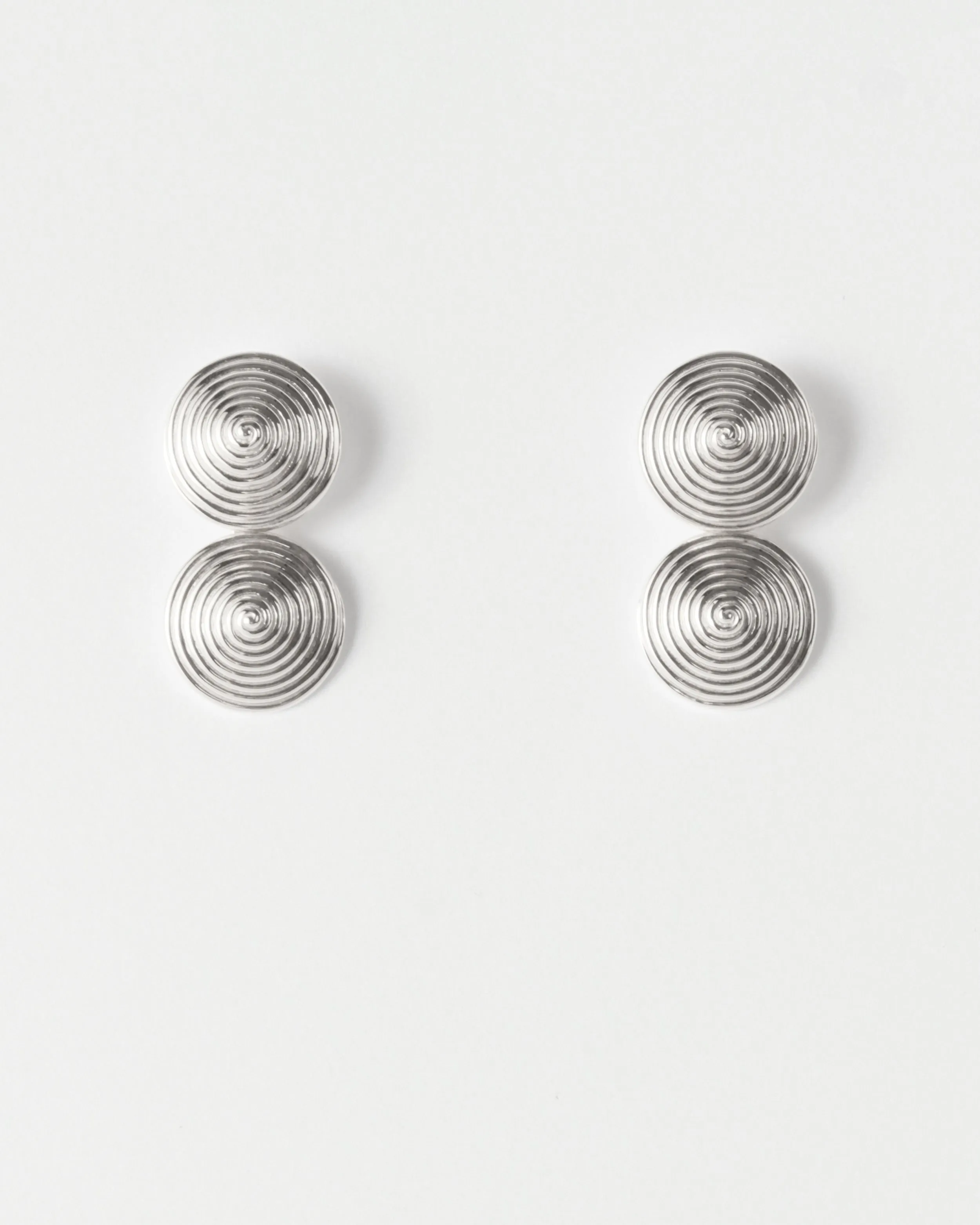 Double Spin Earrings Silver Plated sold by Rejina Pyo product image thumbnail 2