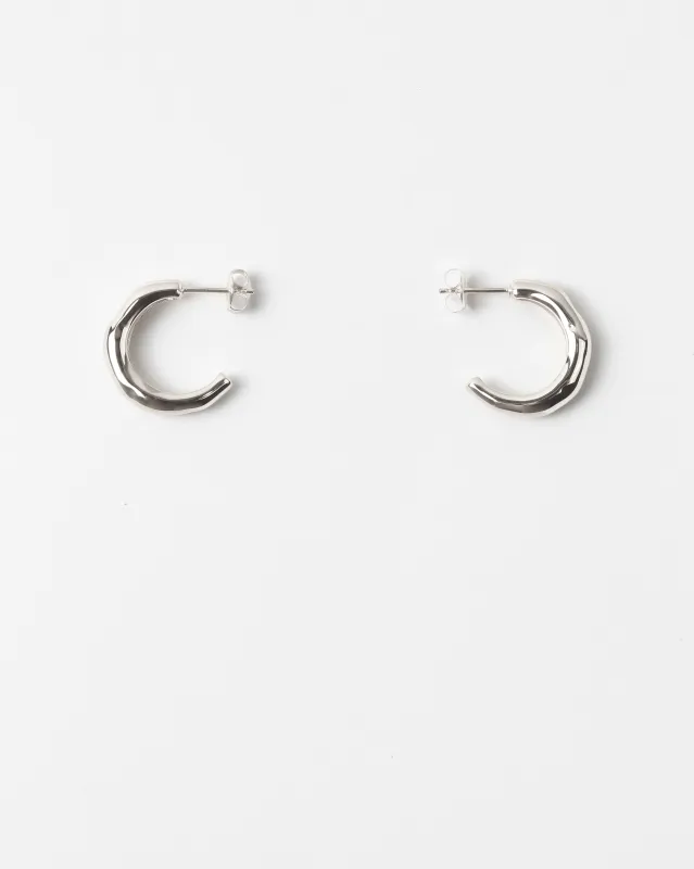 Large Hoops Silver Plated sold by Rejina Pyo