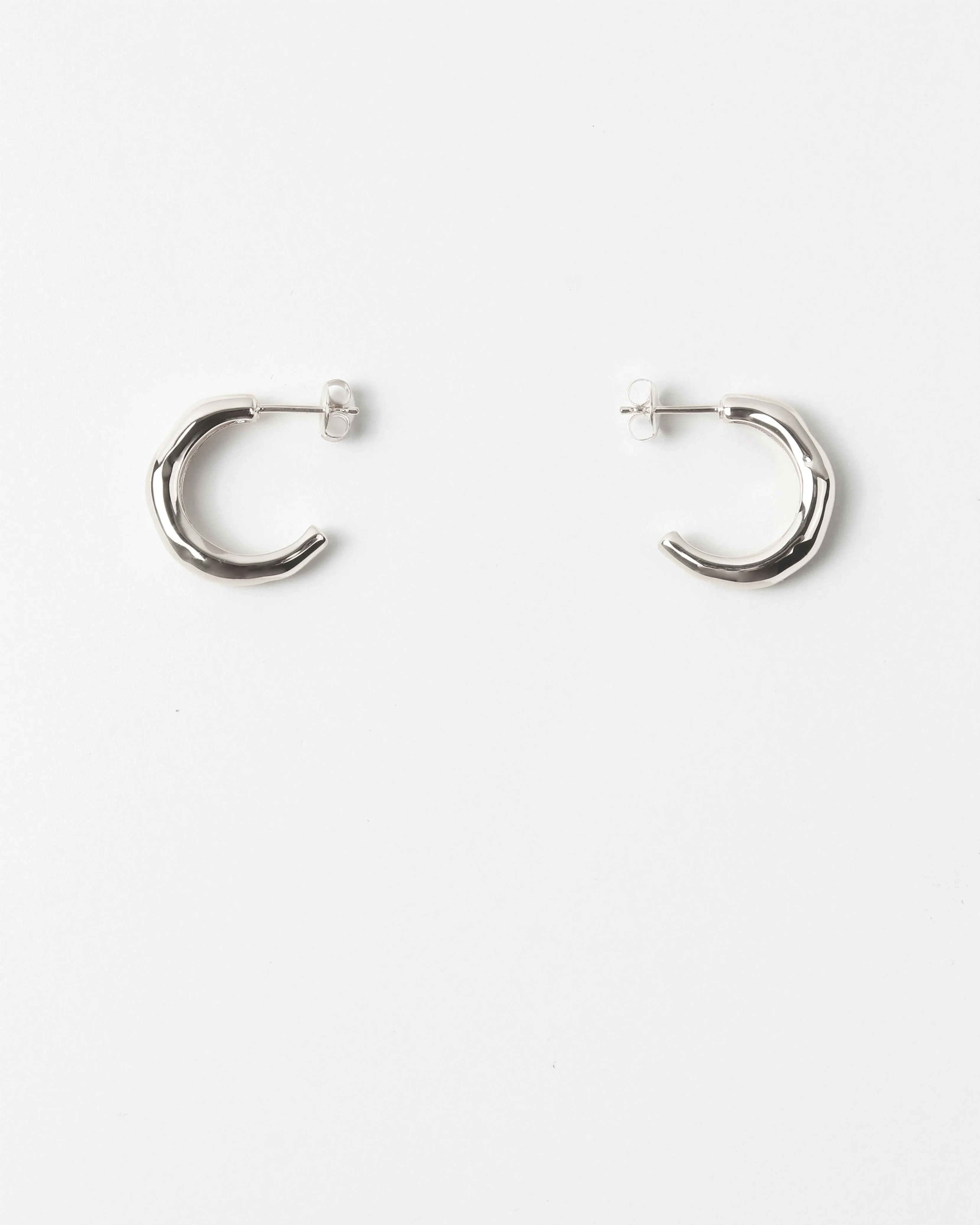 Large Hoops Silver Plated sold by Rejina Pyo