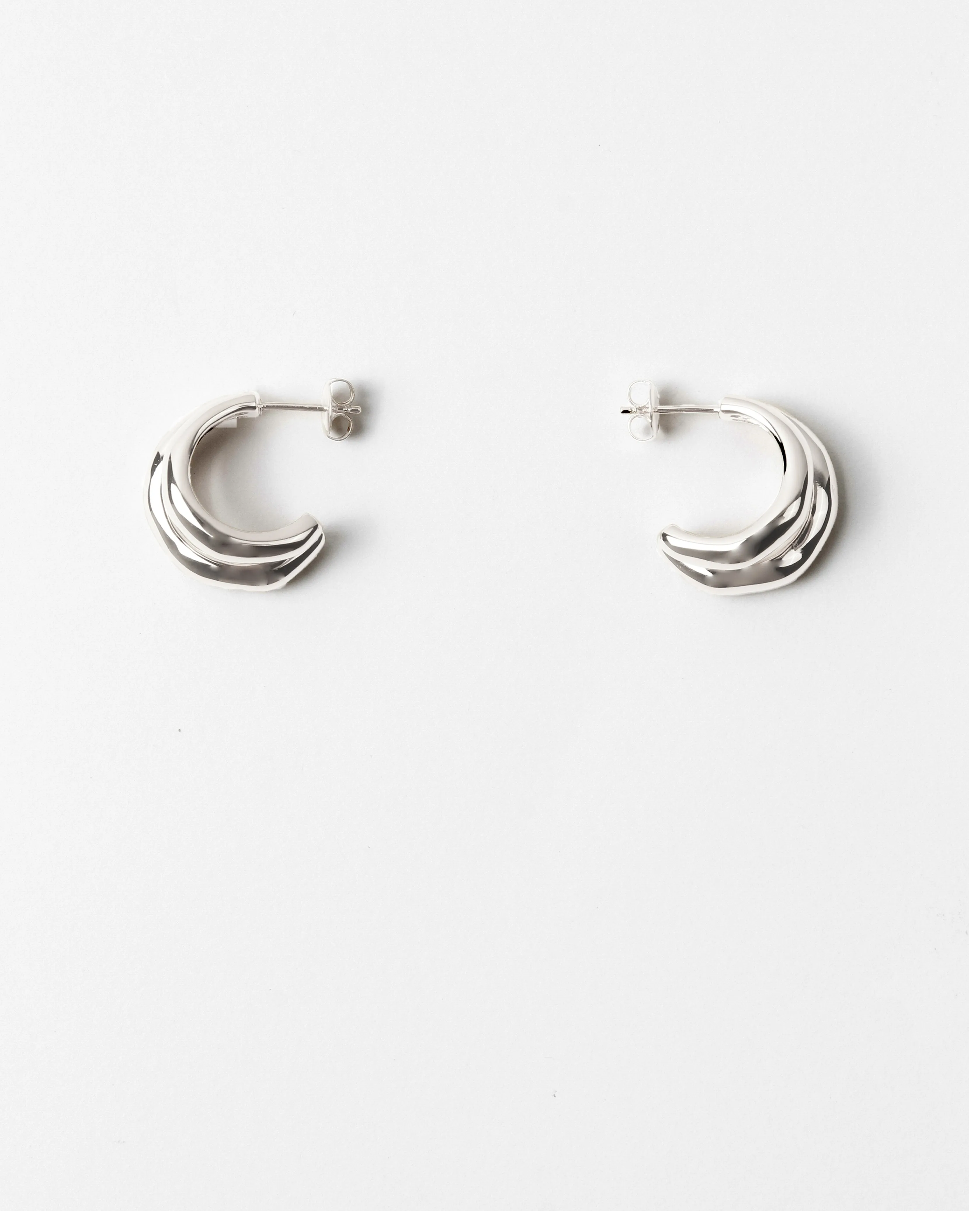 Double Hoops Silver Plated sold by Rejina Pyo product image thumbnail 3