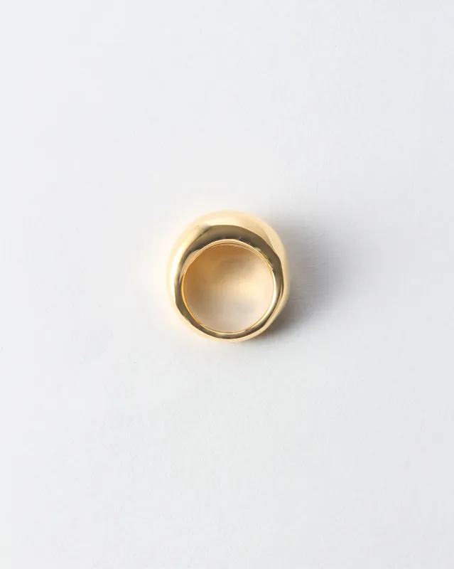 Dome Ring Gold Vermeil sold by Rejina Pyo