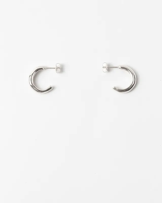Small Hoops Silver Plated sold by Rejina Pyo