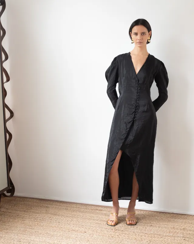 Remi Dress Viscose Blend Black sold by Rejina Pyo