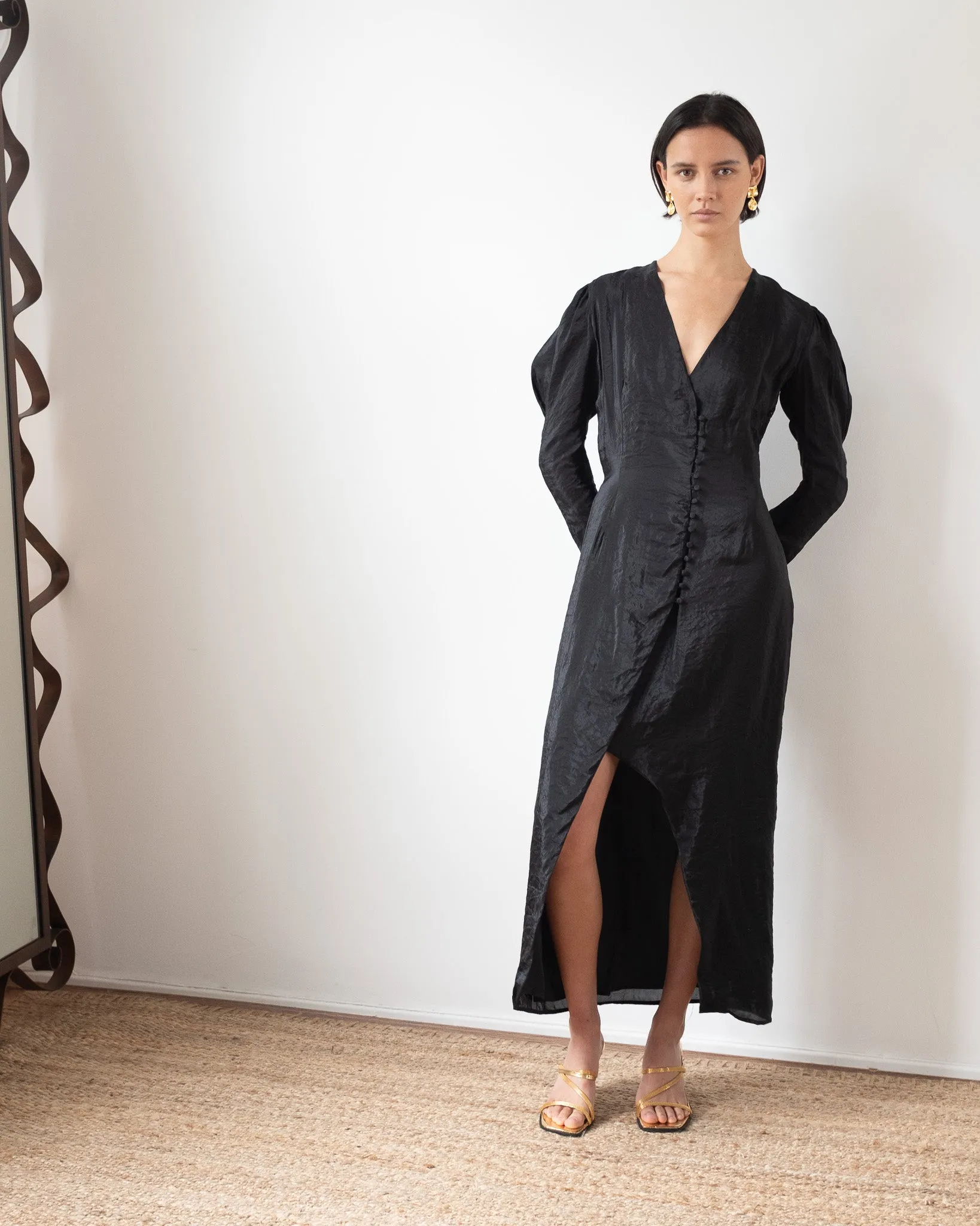 Remi Dress Viscose Blend Black sold by Rejina Pyo