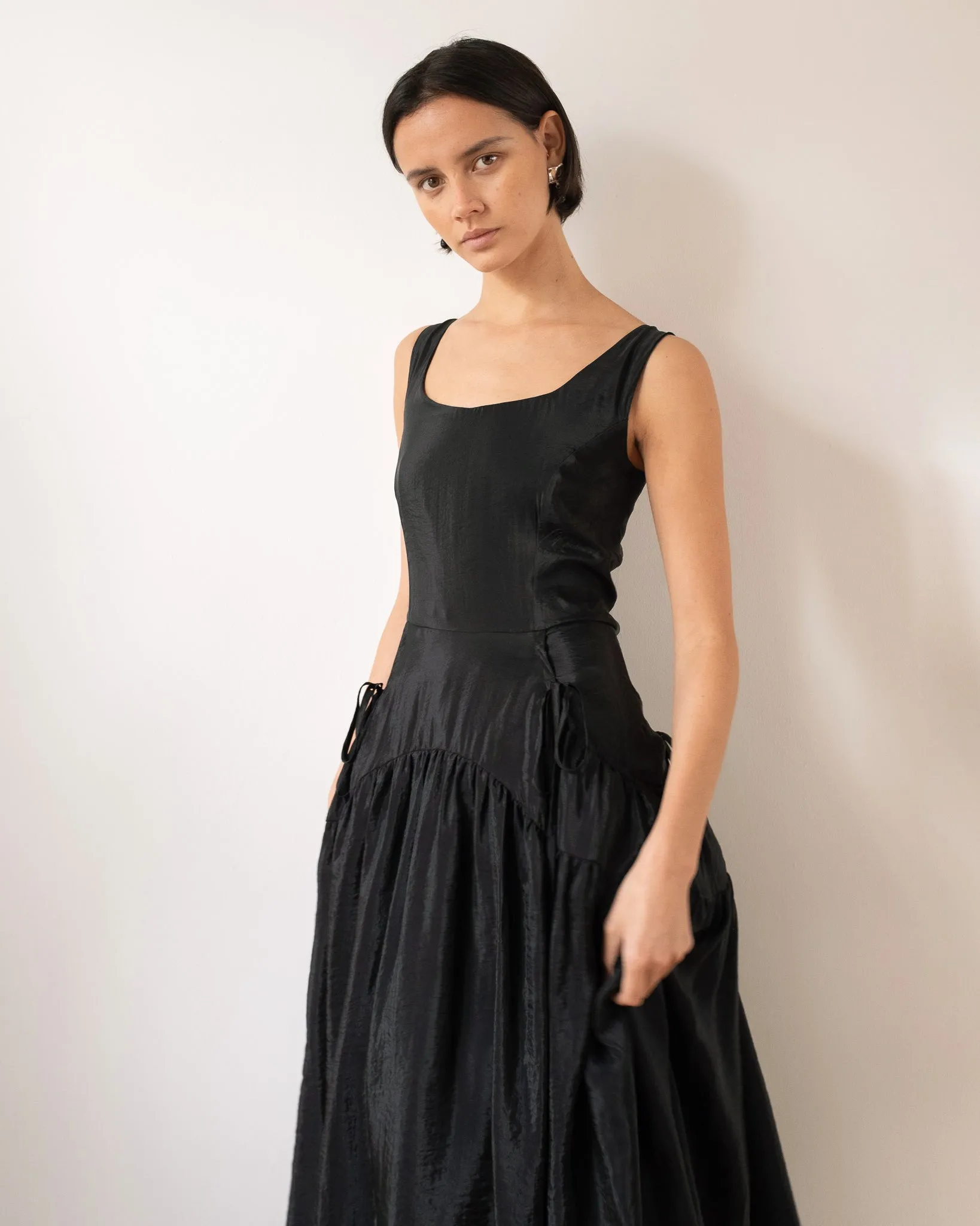 Erica Dress Viscose Blend Black sold by Rejina Pyo product image thumbnail 3