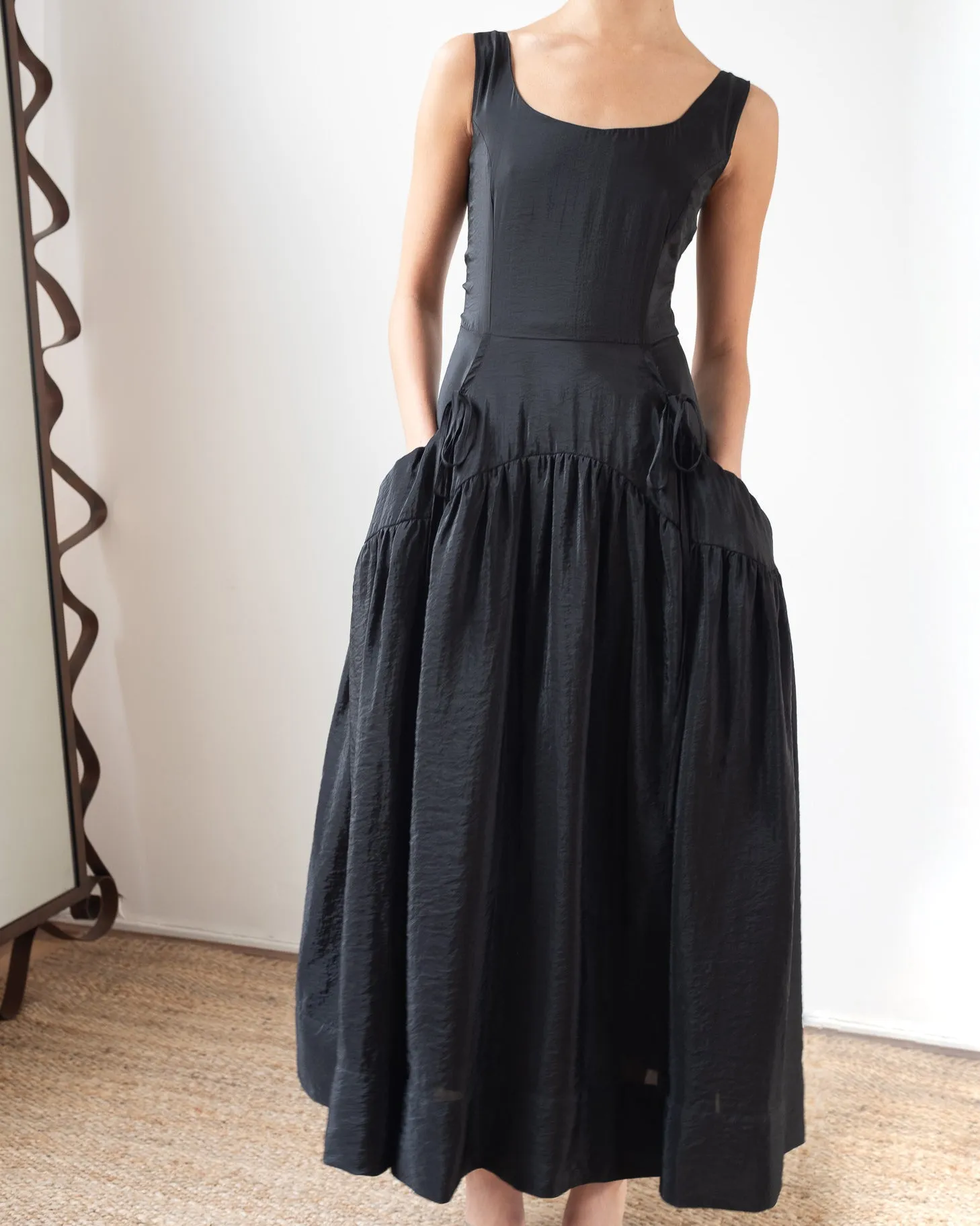 Erica Dress Viscose Blend Black sold by Rejina Pyo product image thumbnail 4