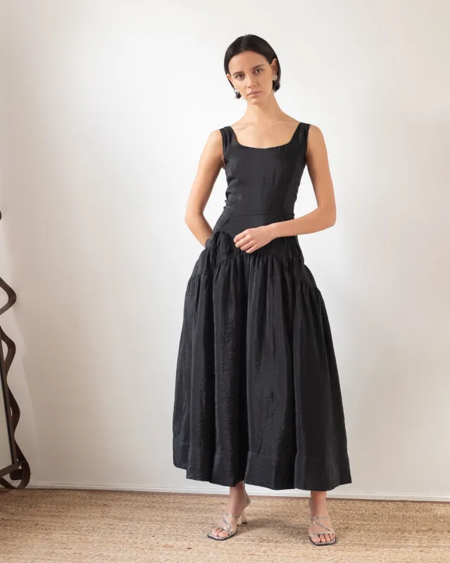 Erica Dress Viscose Blend Black sold by Rejina Pyo