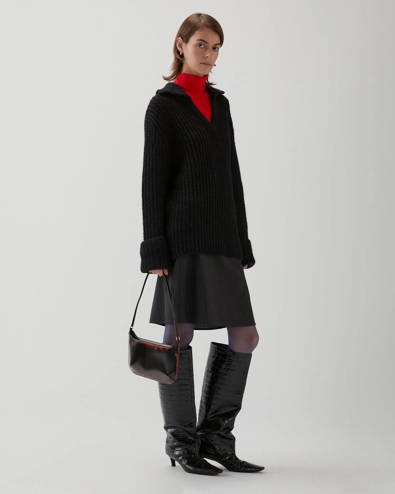 Alison Sweater Chunky Alpaca Black sold by Rejina Pyo product image thumbnail 3