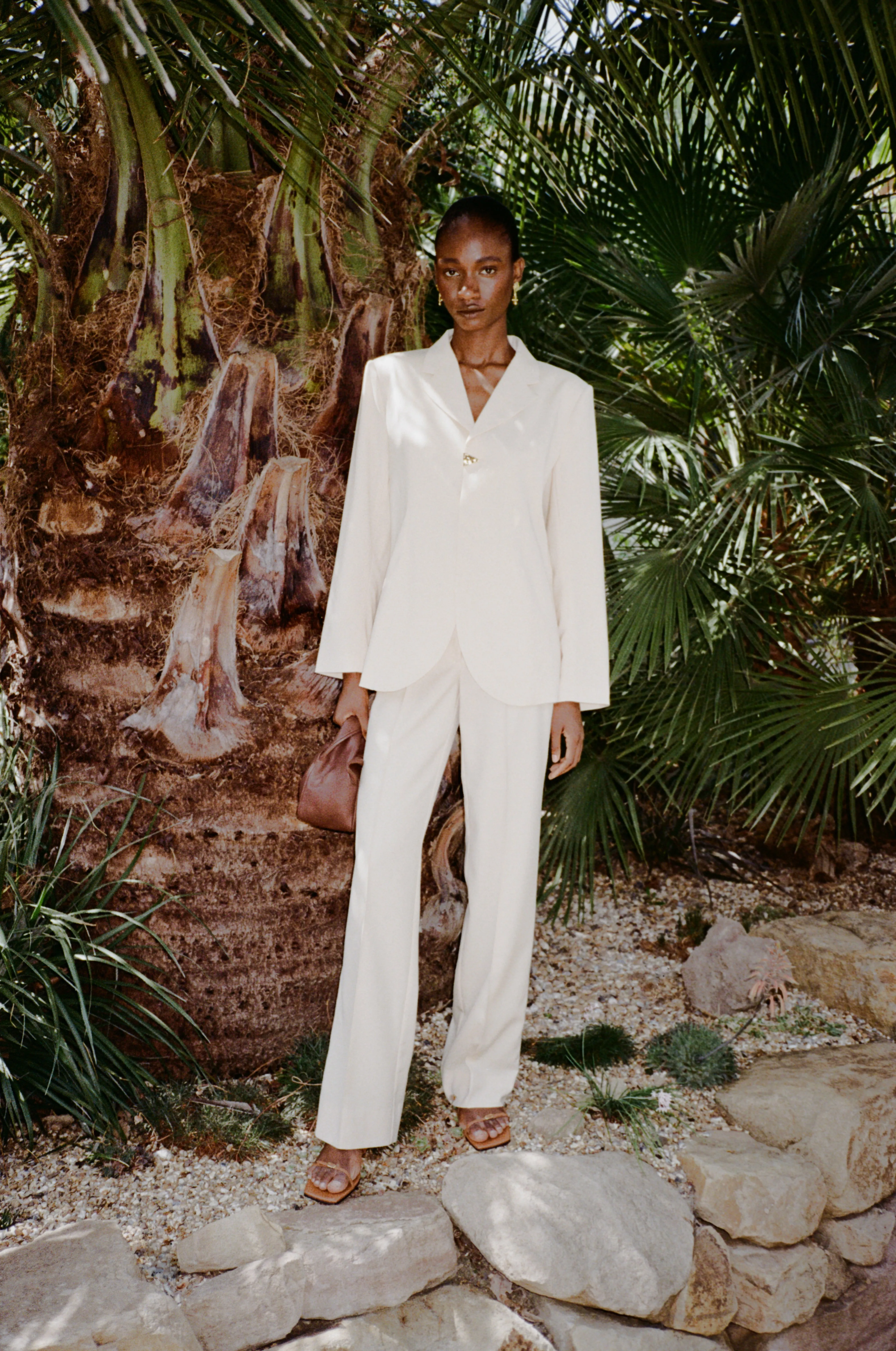 Isla Blazer Wool Blend Suiting Butter sold by Rejina Pyo product image thumbnail 5