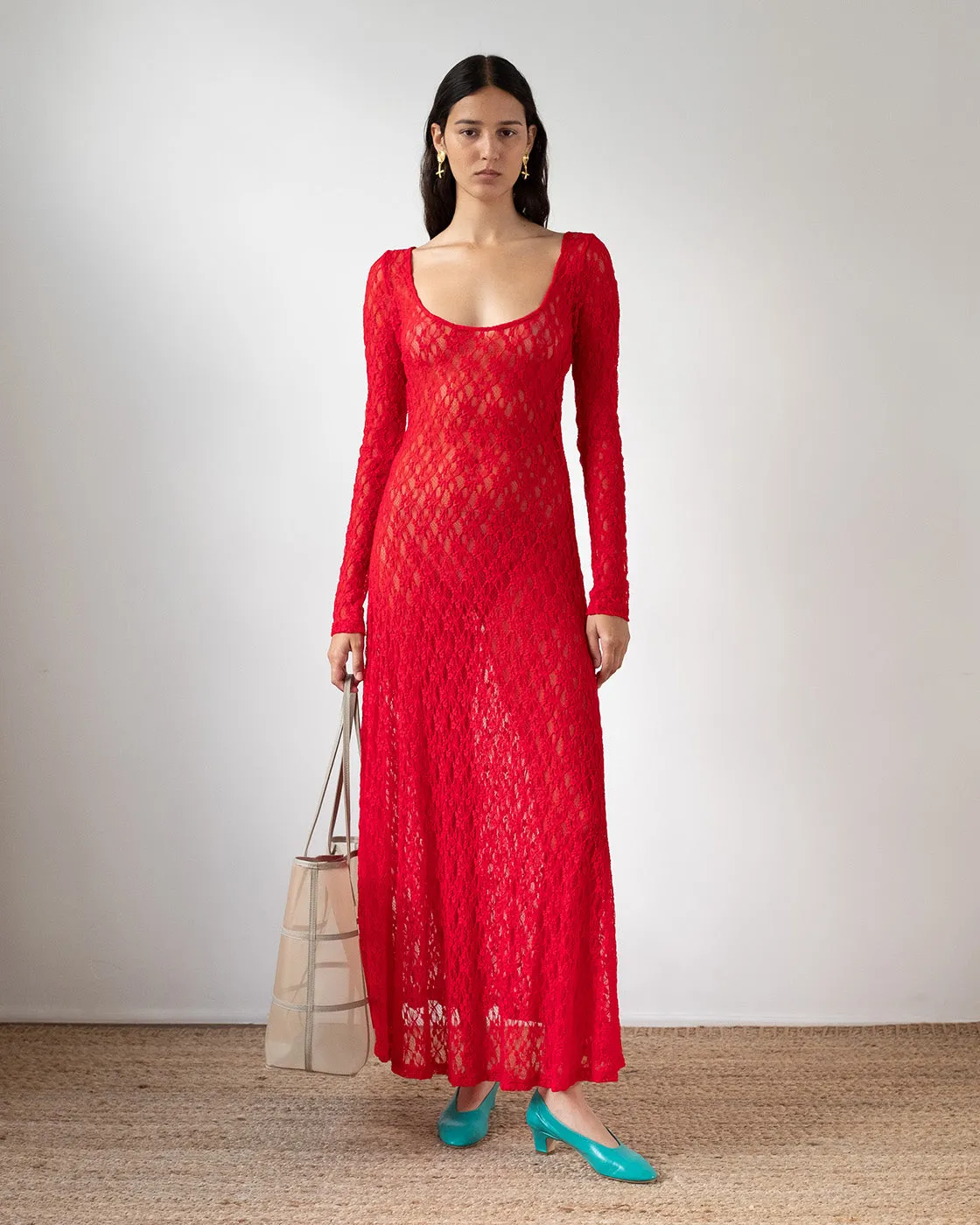 Mila Dress Lace Red sold by Rejina Pyo product image thumbnail 5