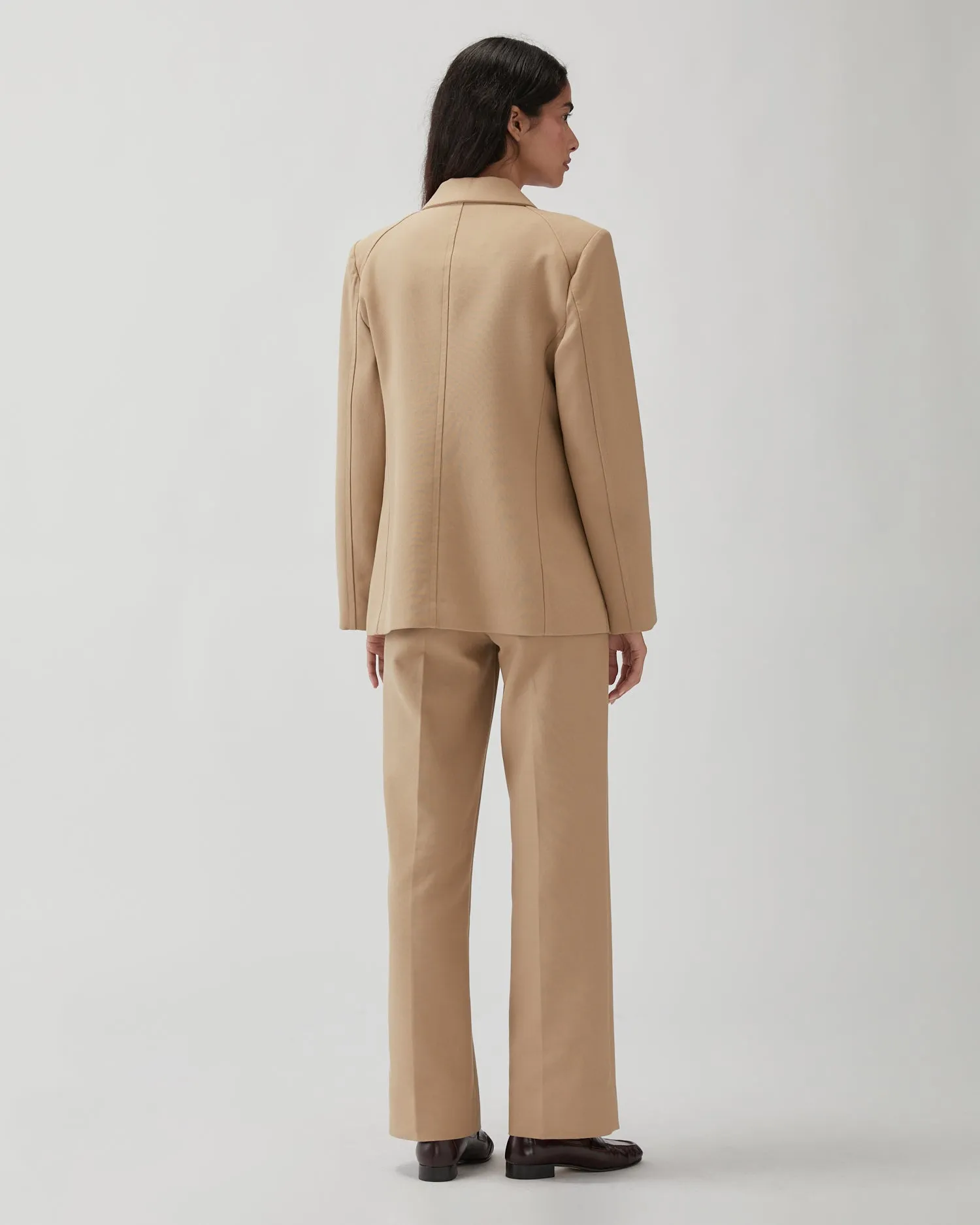 Isla Blazer Cotton Silk Double-face Beige sold by Rejina Pyo product image thumbnail 3