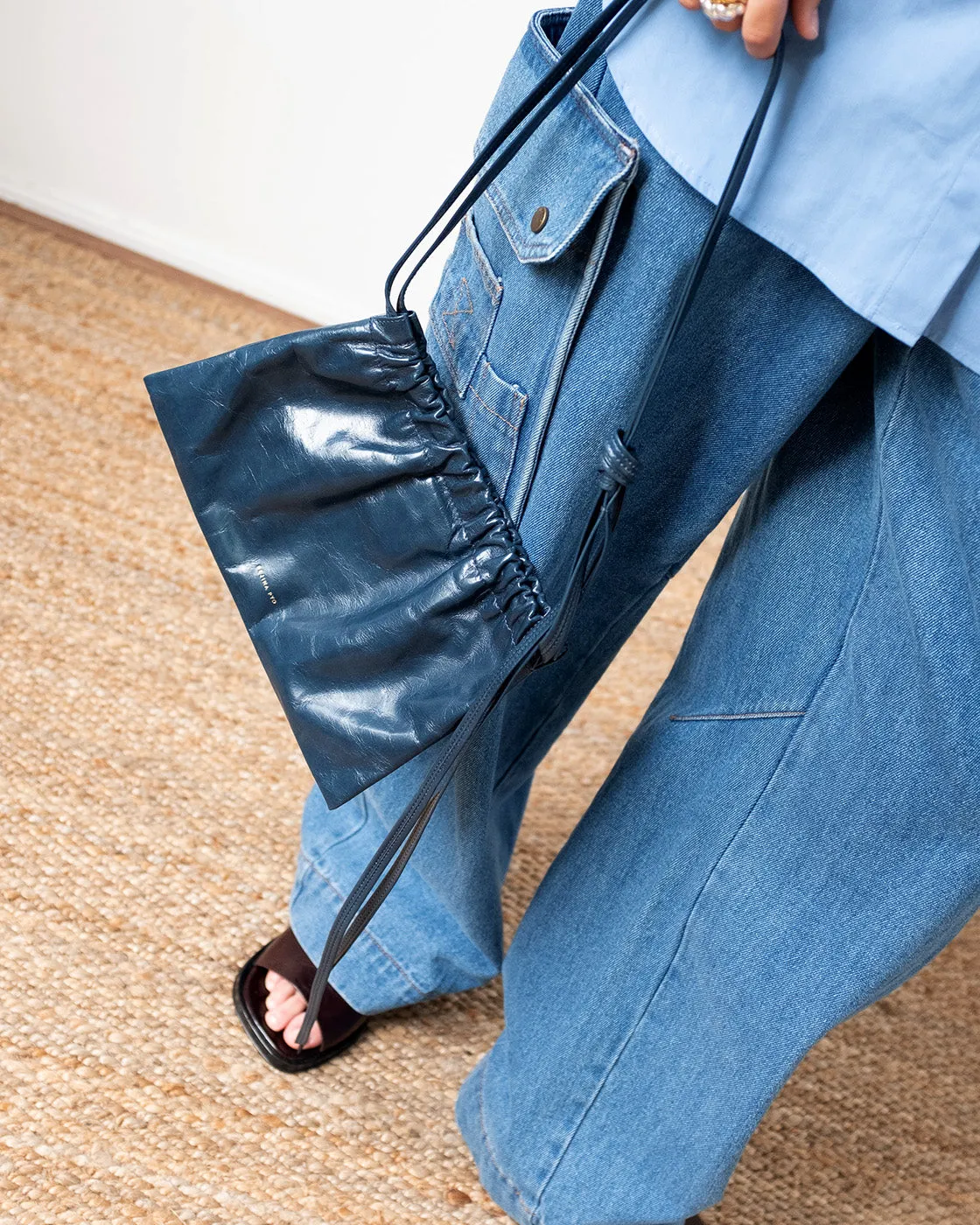 Camila Bag Leather Petroleo sold by Rejina Pyo product image thumbnail 2