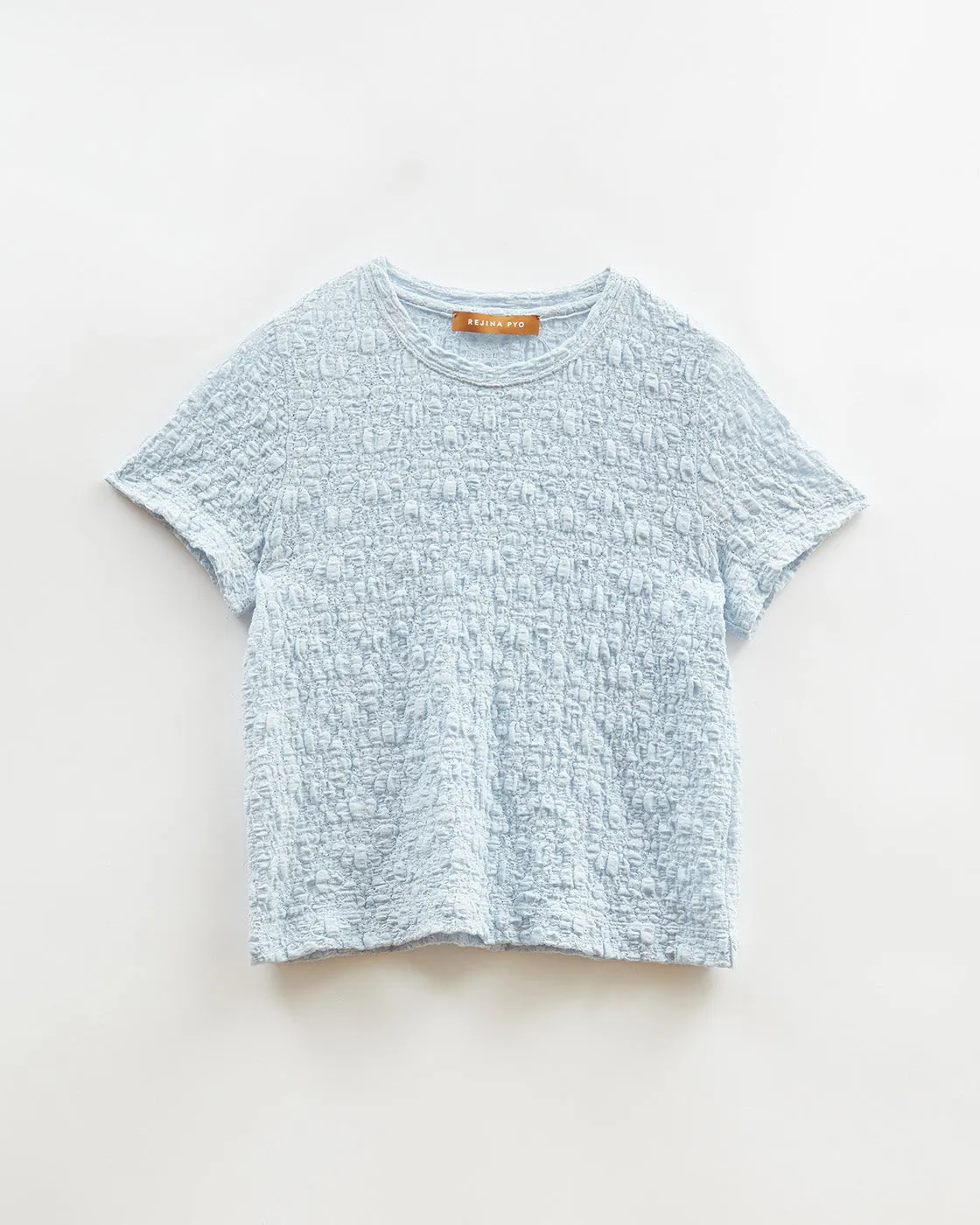 Adina T-shirt Lace Floral Blue sold by Rejina Pyo product image thumbnail 5