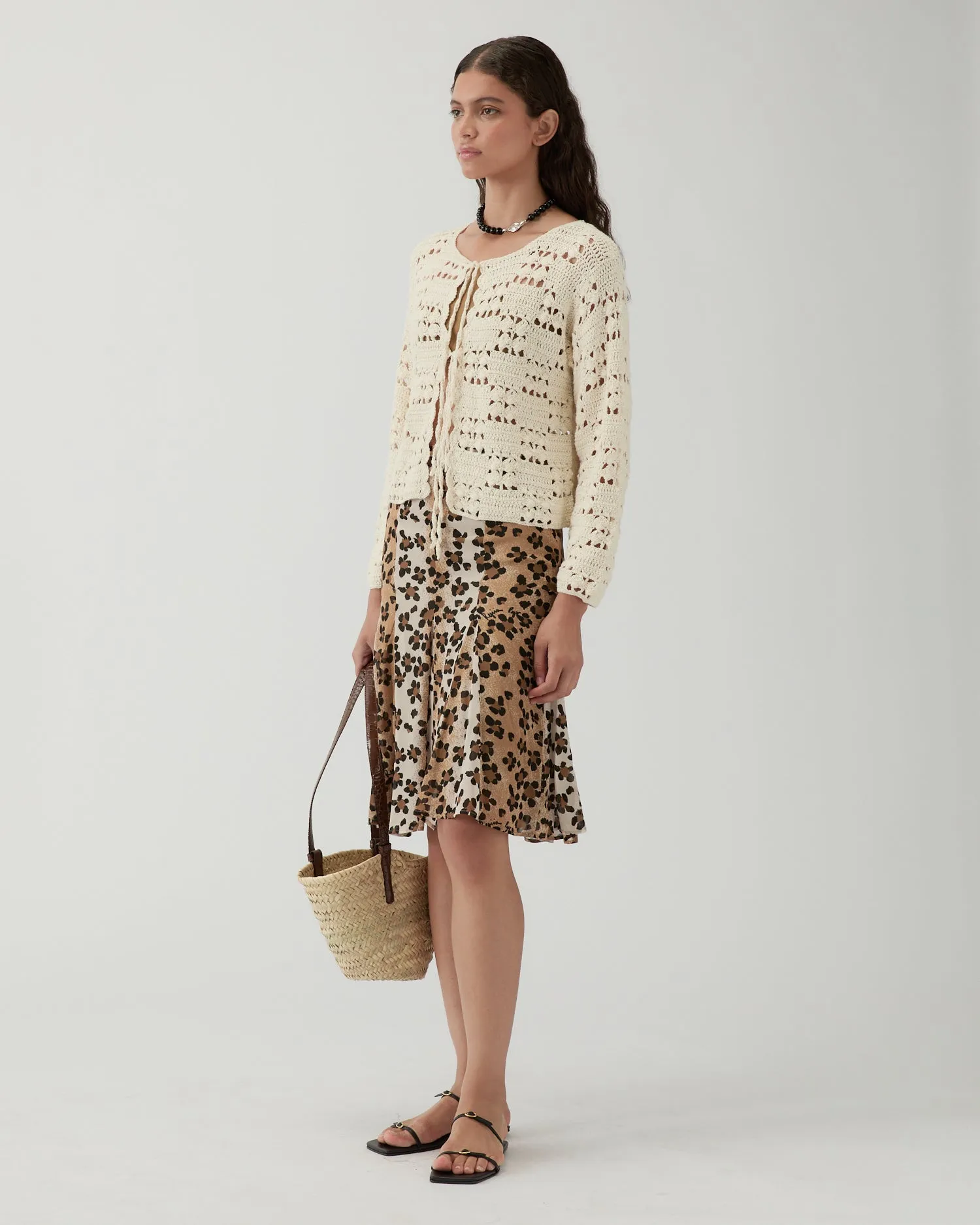 Caro Cardigan Organic Cotton Cream sold by Rejina Pyo product image thumbnail 2