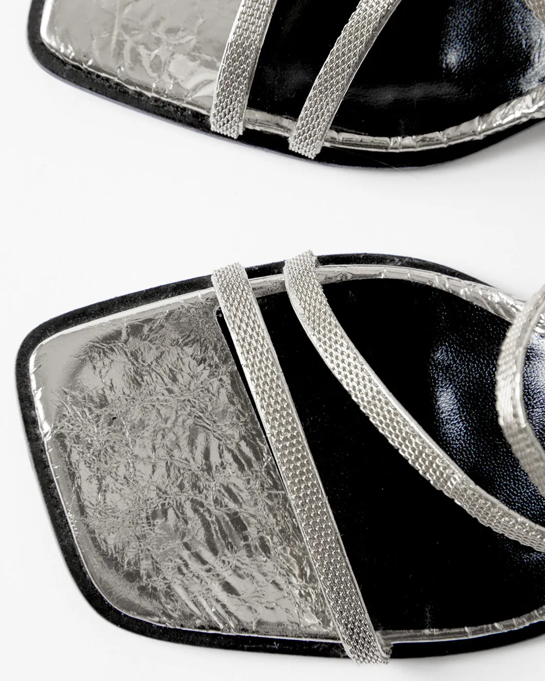 Bella Sandals Leather Silver sold by Rejina Pyo product image thumbnail 2