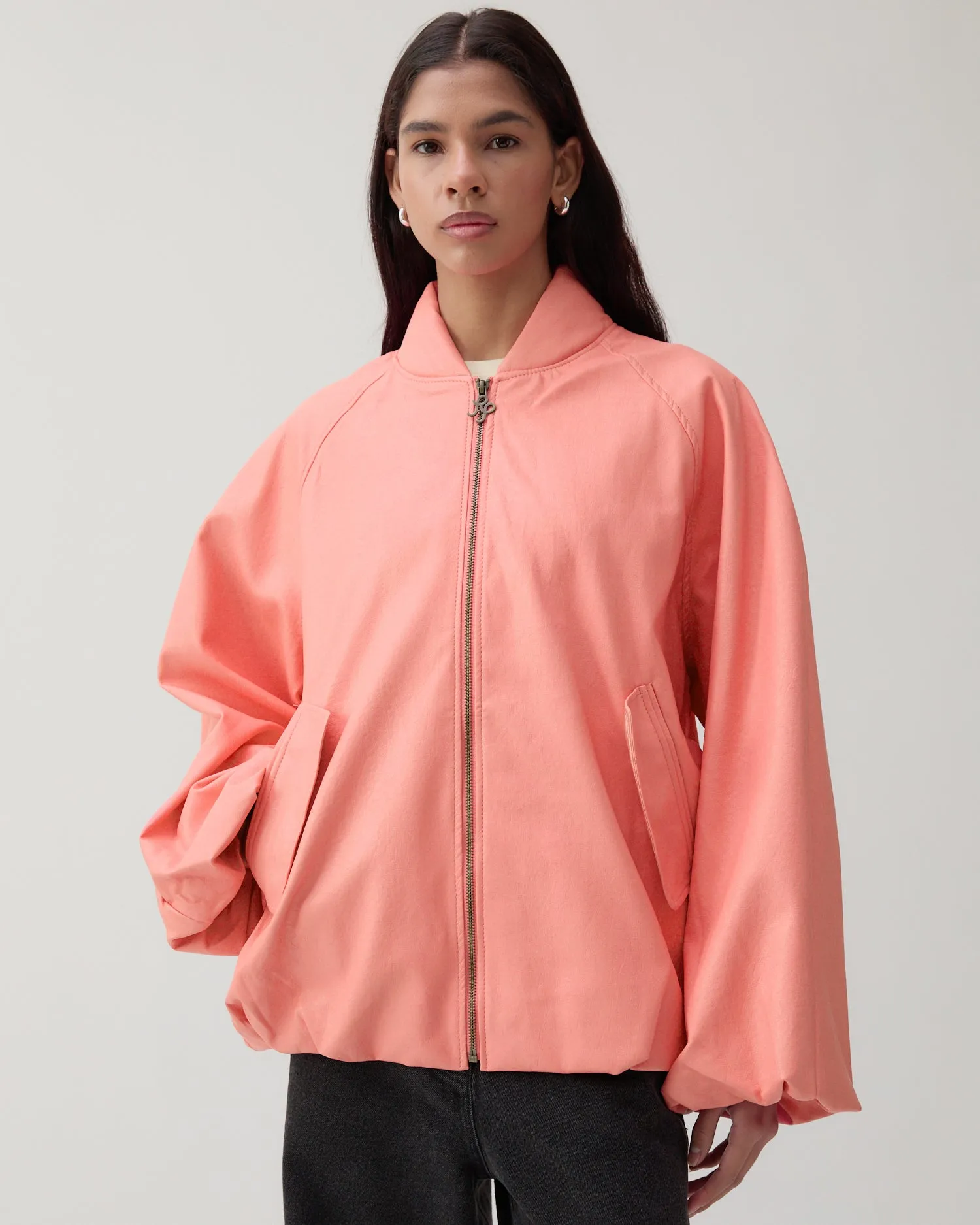 Becca Jacket Faux Leather Pink sold by Rejina Pyo product image thumbnail 2