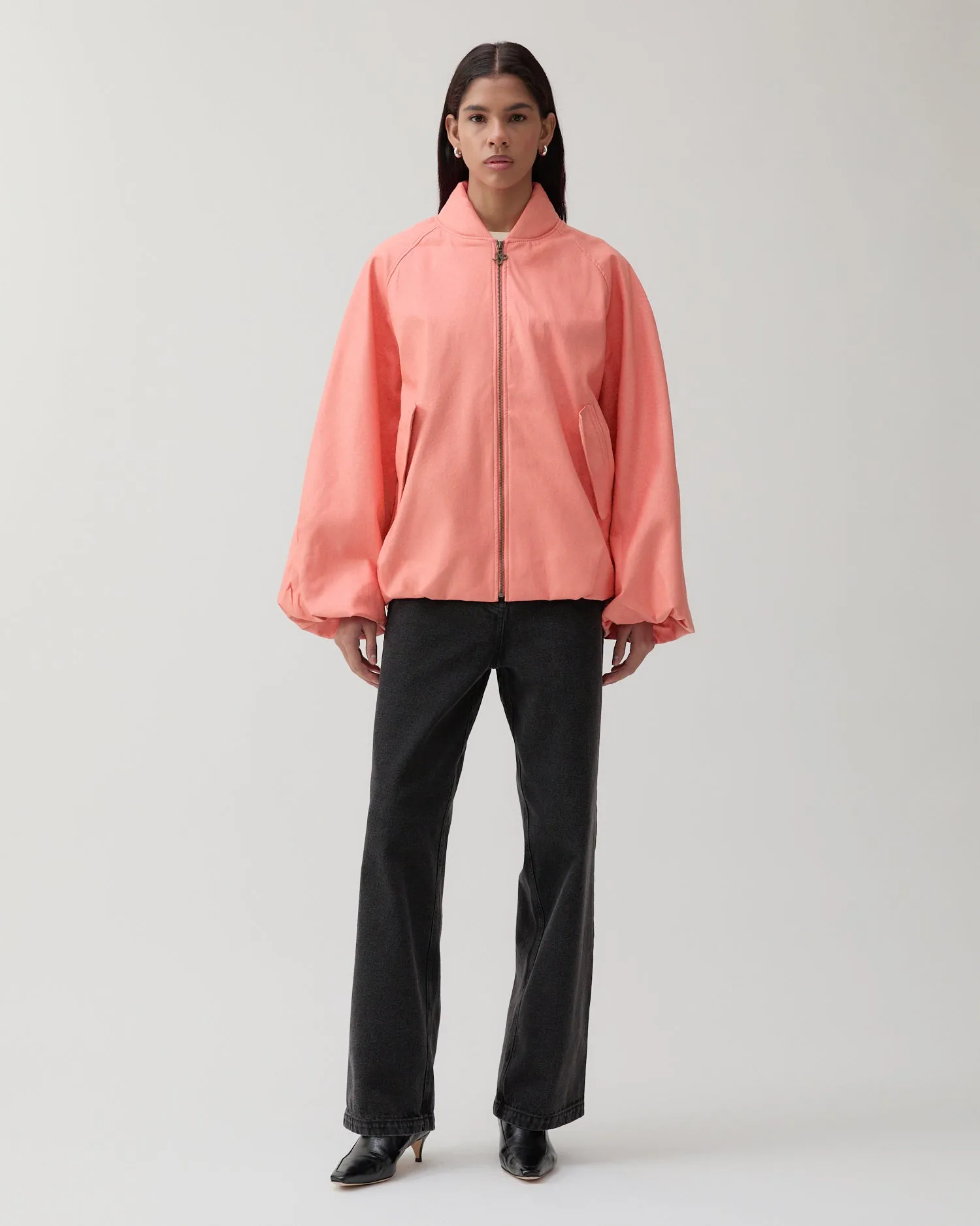 Becca Jacket Faux Leather Pink sold by Rejina Pyo product image thumbnail 4