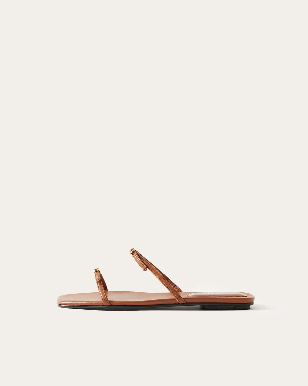 Clara Sandals Leather Nappa Tan sold by Rejina Pyo