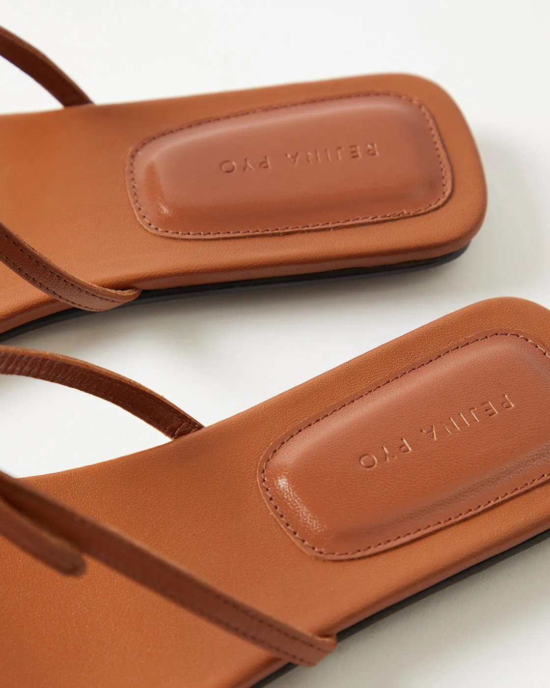 Clara Sandals Leather Nappa Tan sold by Rejina Pyo product image thumbnail 5