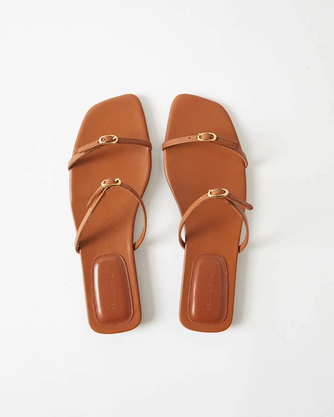 Clara Sandals Leather Nappa Tan sold by Rejina Pyo product image thumbnail 3