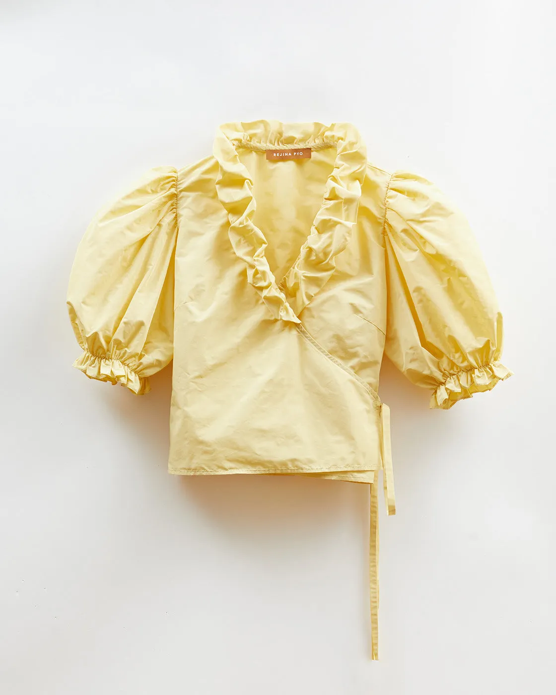 Luna Blouse Taffeta Yellow sold by Rejina Pyo product image thumbnail 5
