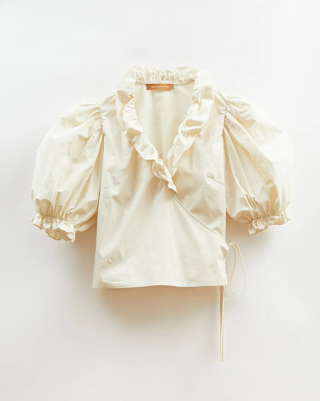 Luna Blouse Organic Cotton Off-White sold by Rejina Pyo product image thumbnail 4