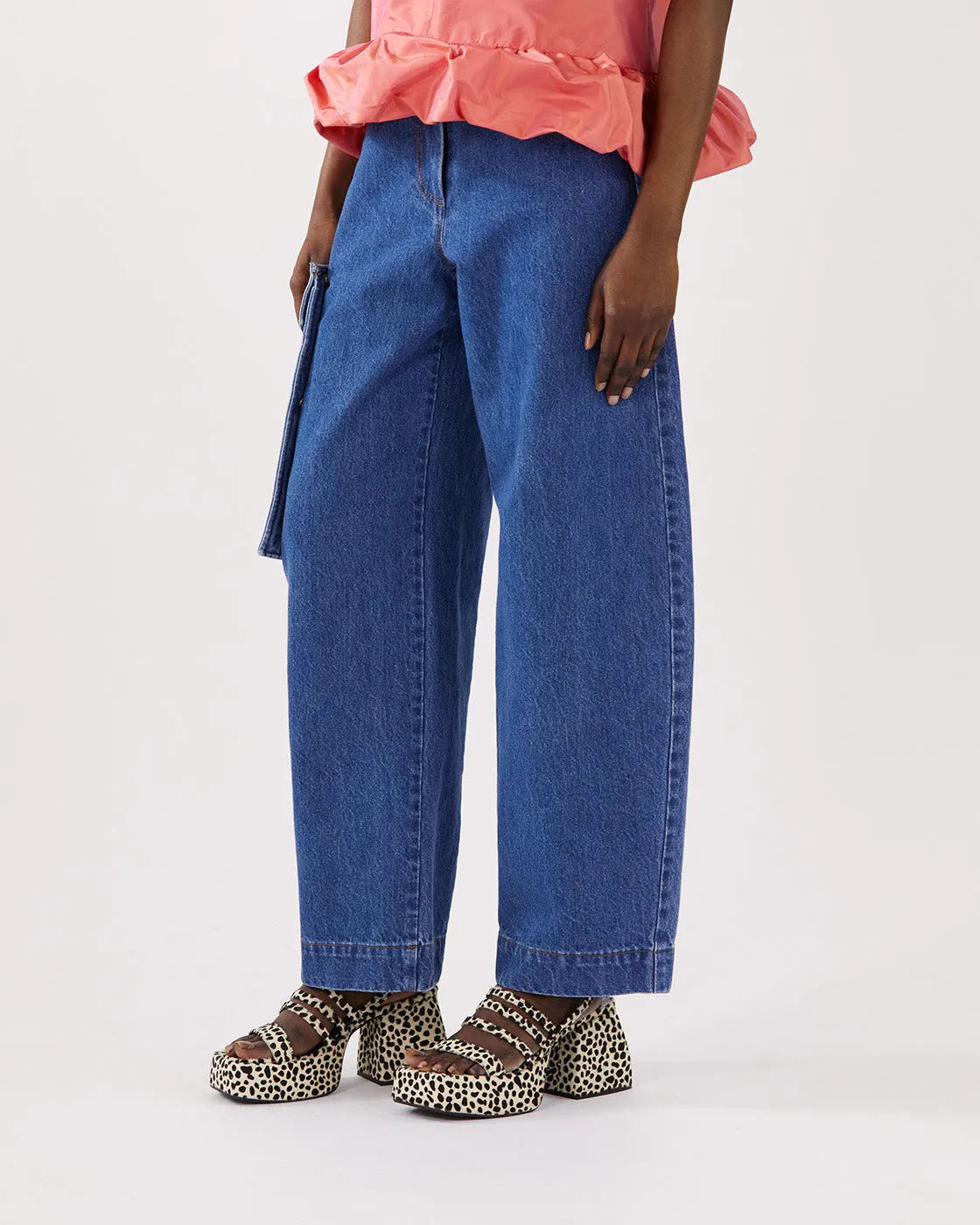 Flossie Platform Pony Polkadot Black + White sold by Rejina Pyo product image thumbnail 2