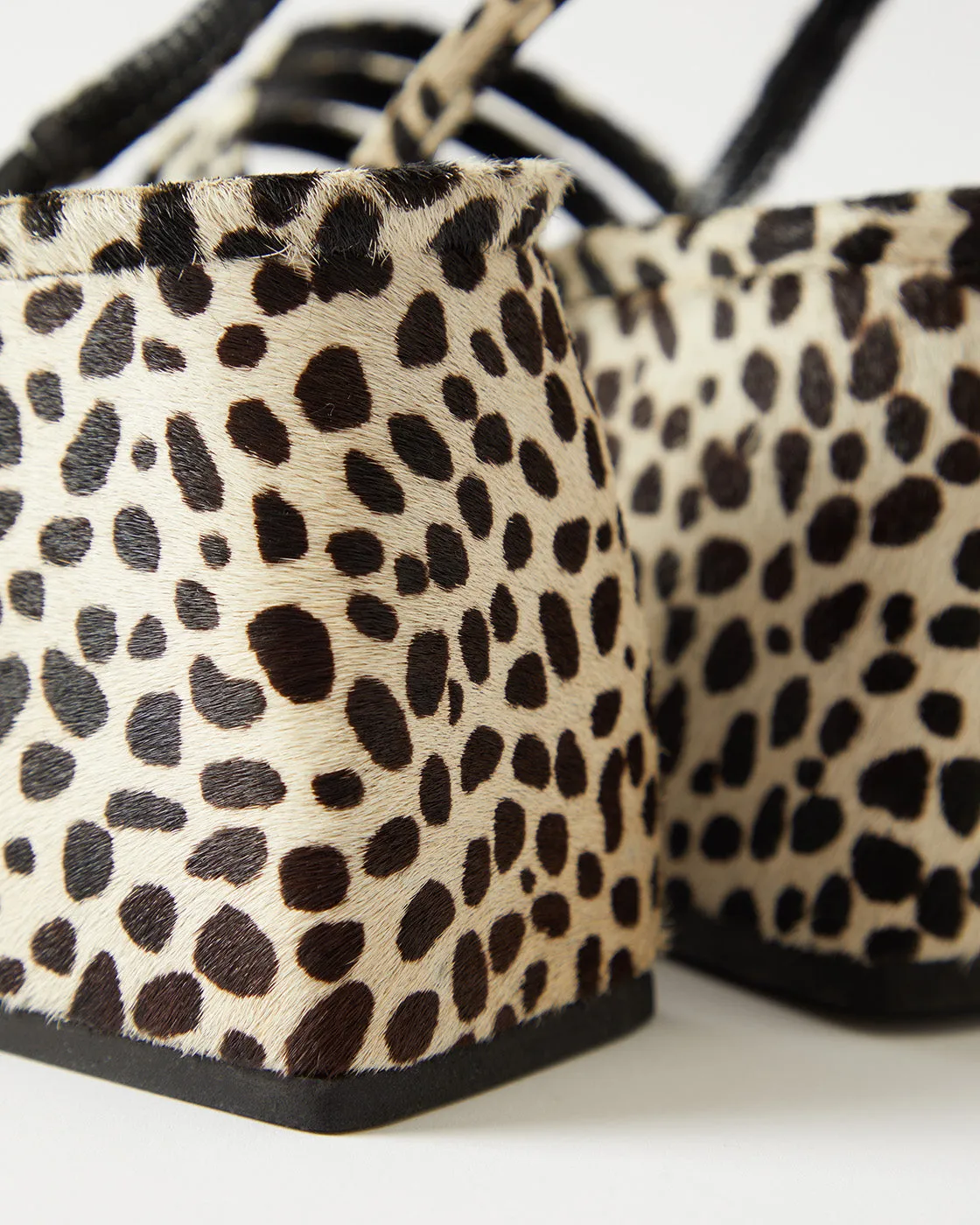 Flossie Platform Pony Polkadot Black + White sold by Rejina Pyo product image thumbnail 5