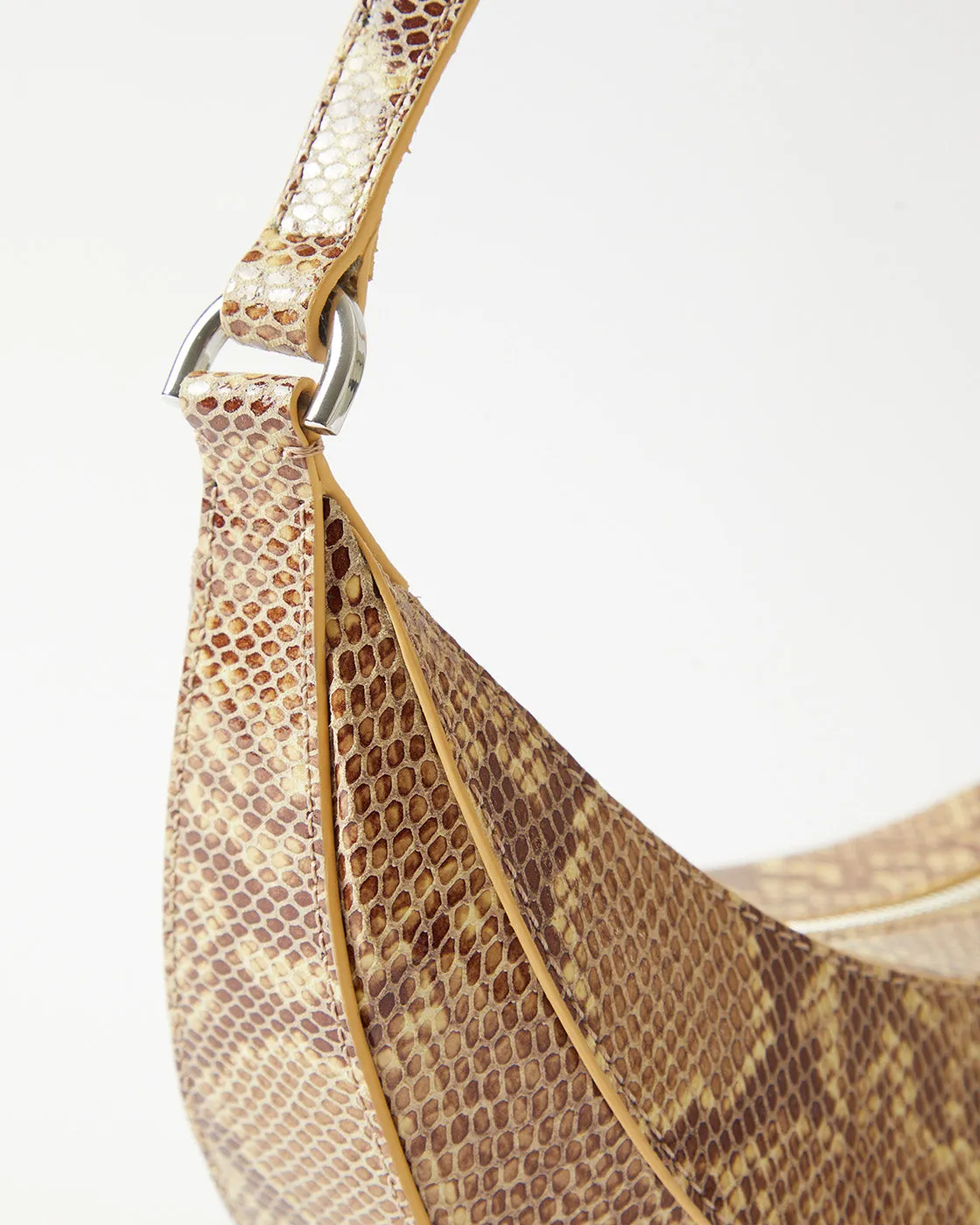 Petite Banana Bag Leather Print Snake sold by Rejina Pyo product image thumbnail 5