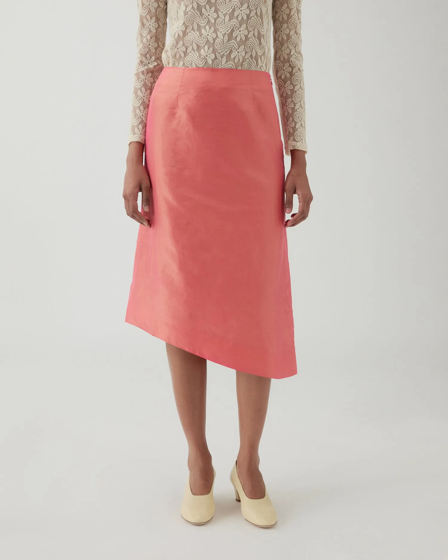 Eva Skirt Silk Taffeta Coral sold by Rejina Pyo product image thumbnail 2