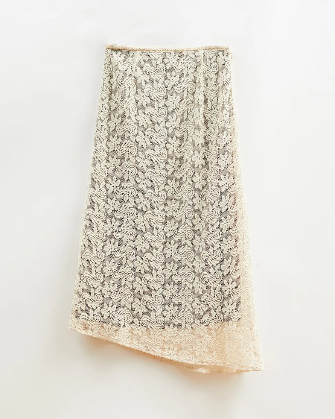 Eva Skirt Floral Lace Cream sold by Rejina Pyo product image thumbnail 5