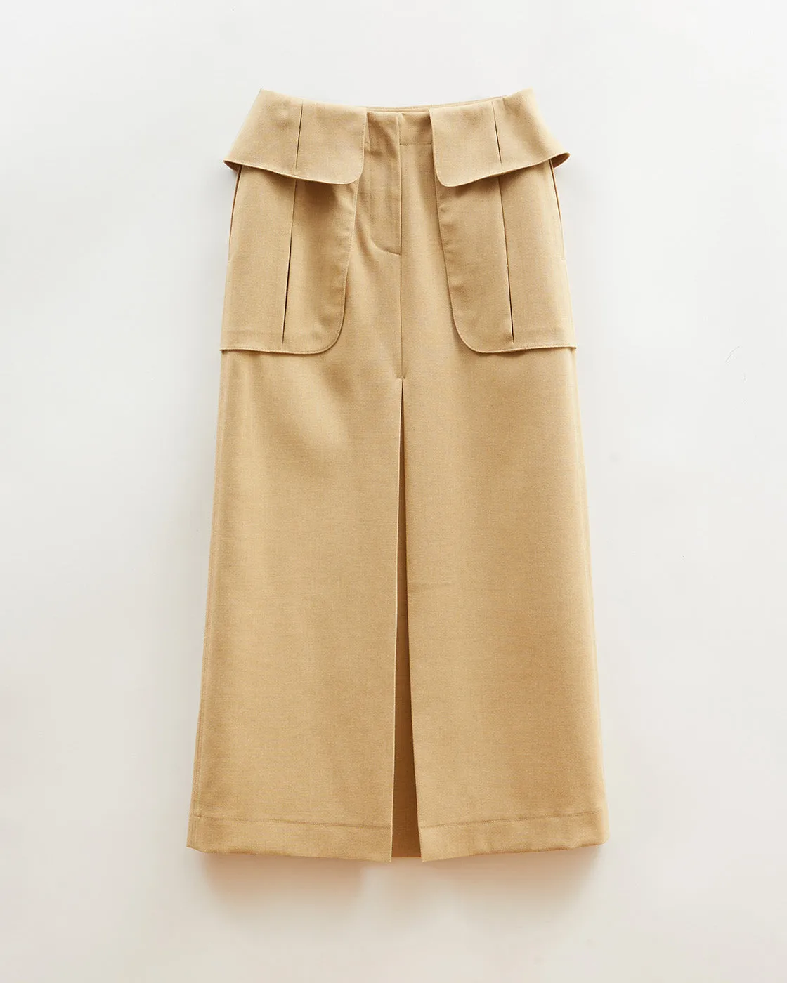 Lila Skirt Tencel Blend Suiting Beige sold by Rejina Pyo product image thumbnail 5