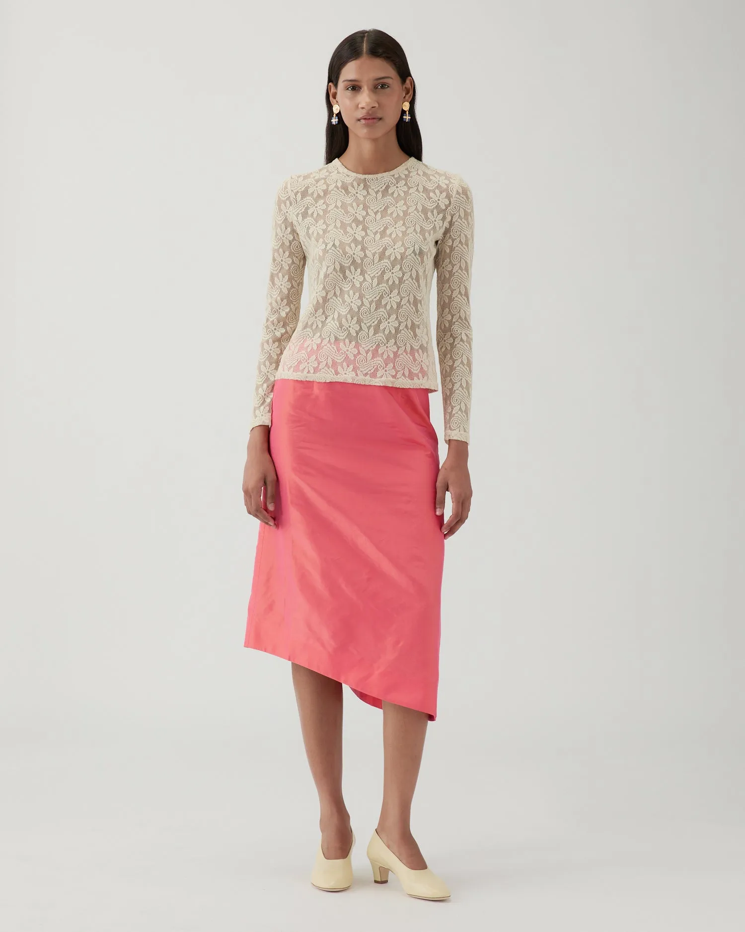 Bibi Top Floral Lace Cream sold by Rejina Pyo product image thumbnail 2