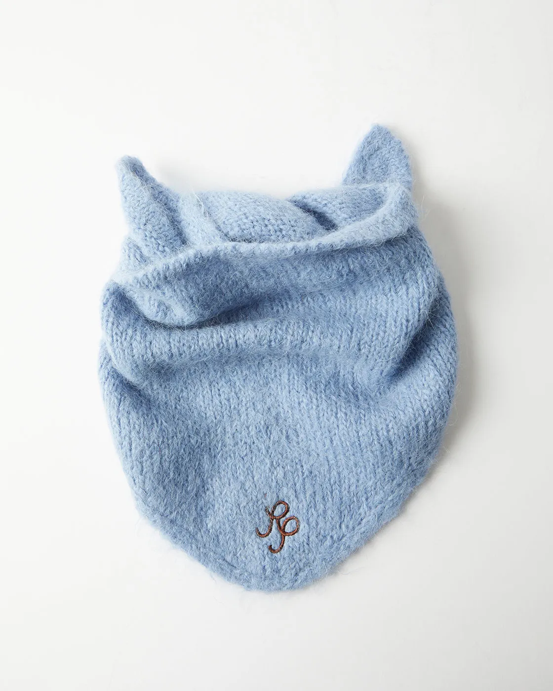 Triangle Scarf Alpaca Blend Blue sold by Rejina Pyo product image thumbnail 5