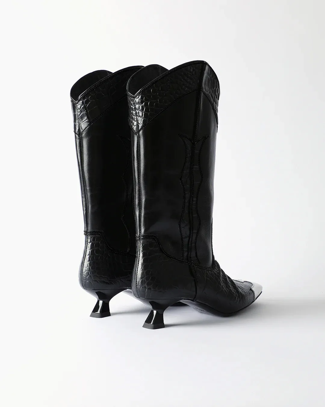 Jessie Boots Leather Black sold by Rejina Pyo product image thumbnail 4