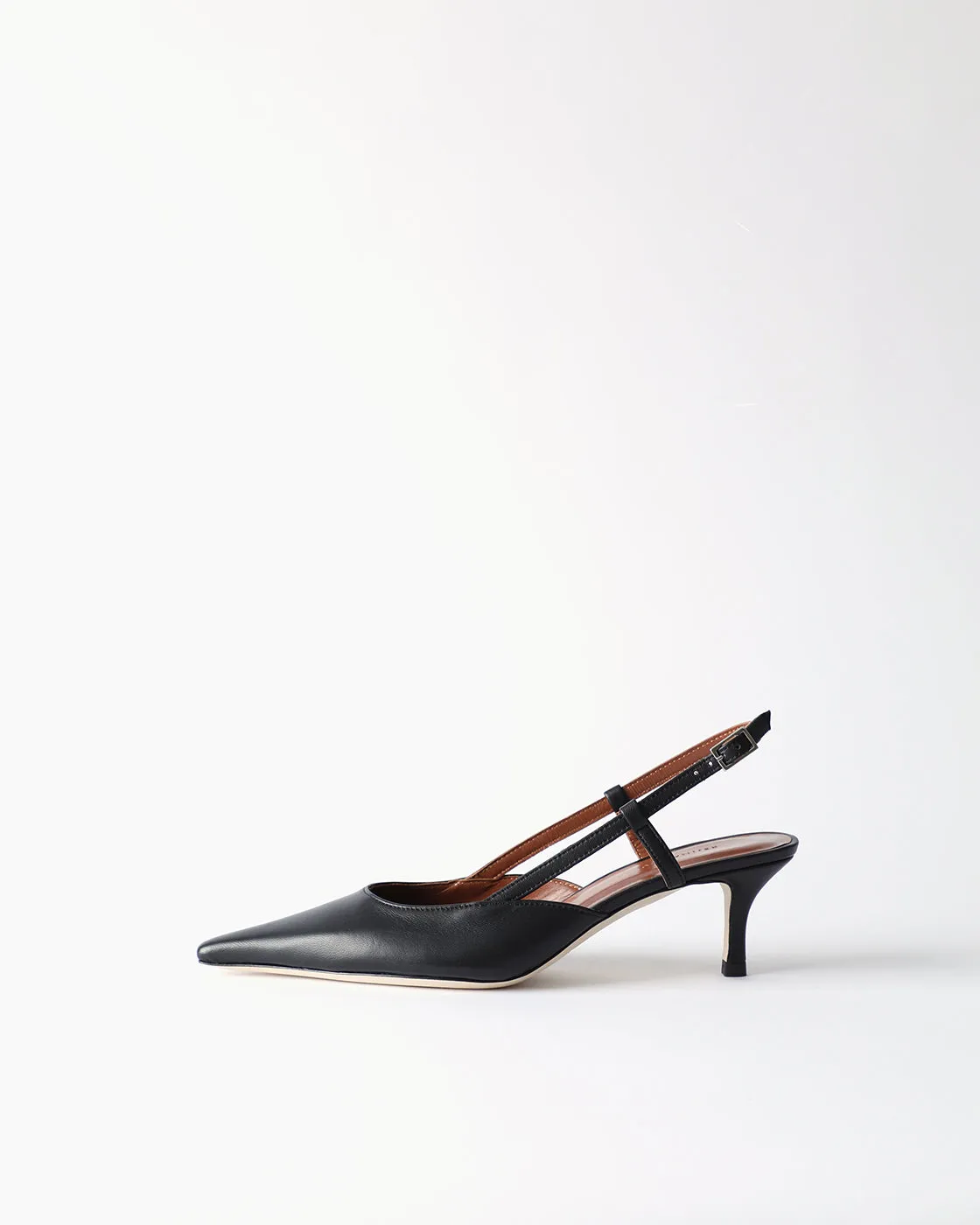 Lou Kitten Heels Leather Black sold by Rejina Pyo product image thumbnail 2